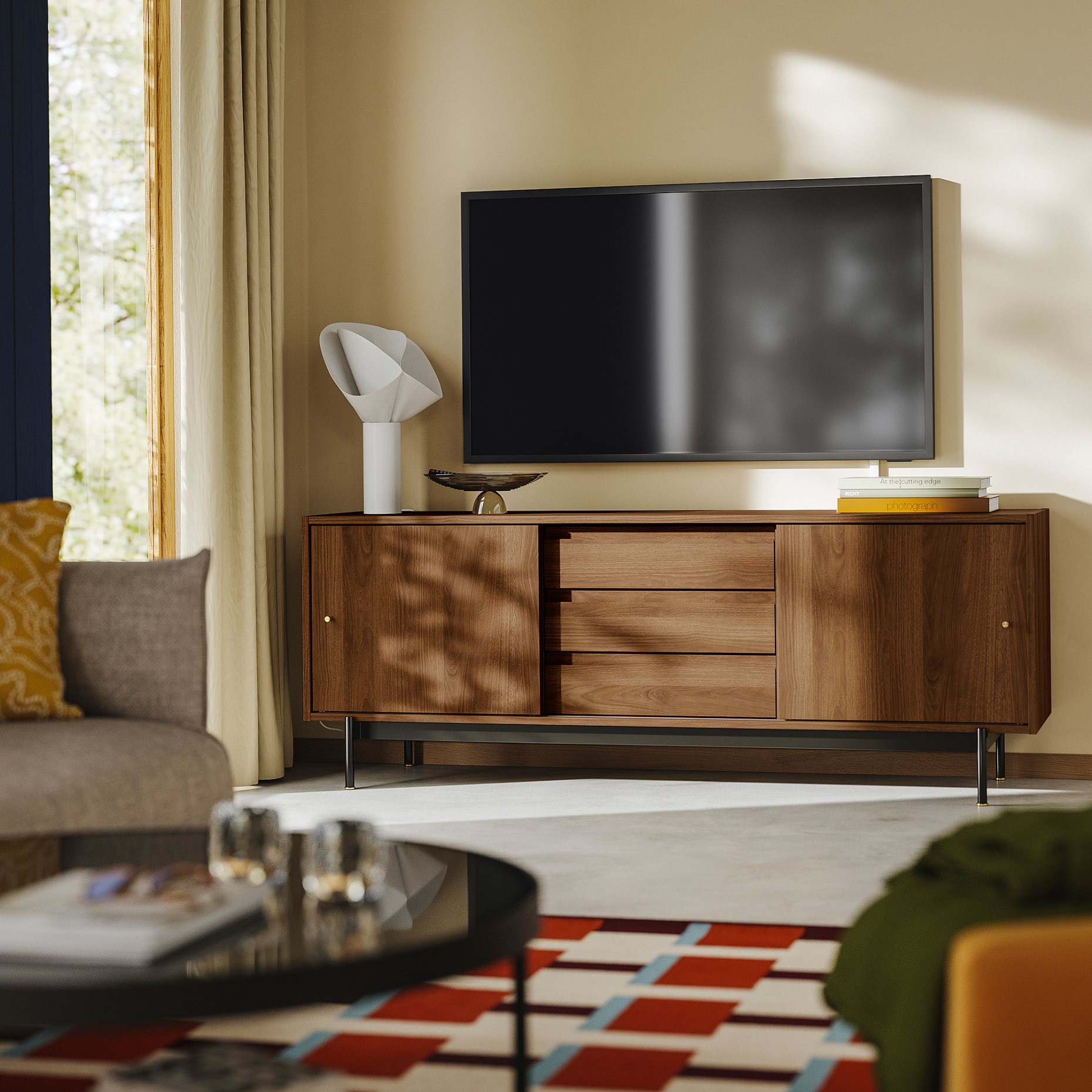 RÅDMANSÖ, έπιπλο TV, 176x48x66 cm, 405.978.18