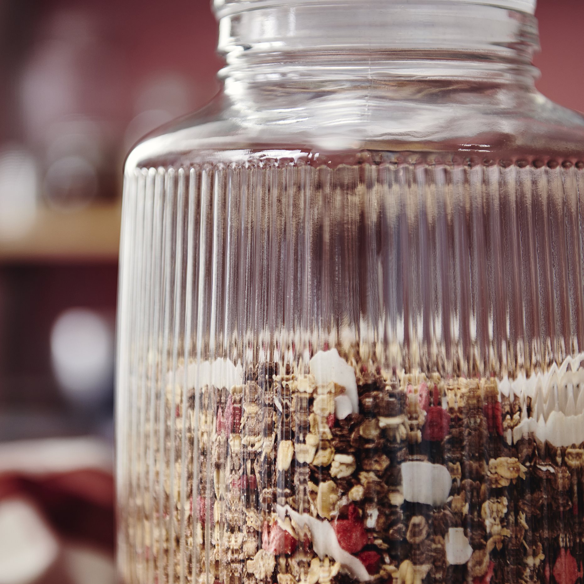KÖSSEBÄR, jar with lid, 3 l, 405.986.67