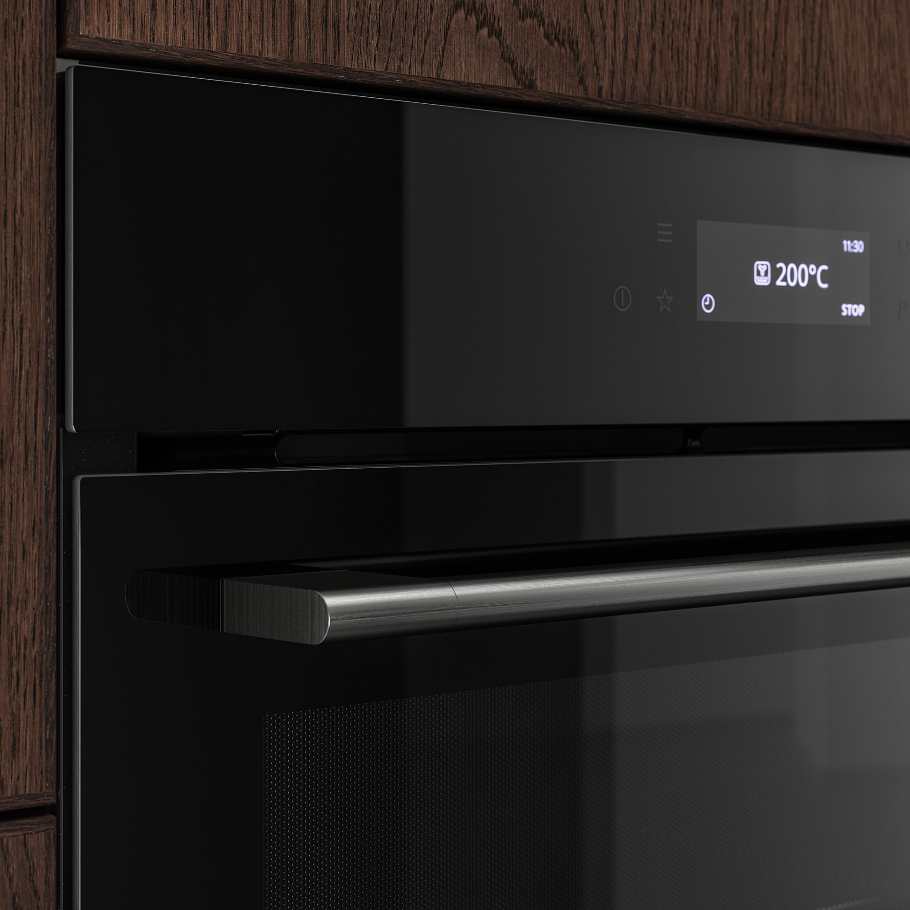 SPJUTBO, true fan oven with microwave/air fry/grill function/black/IKEA 700, 406.002.79