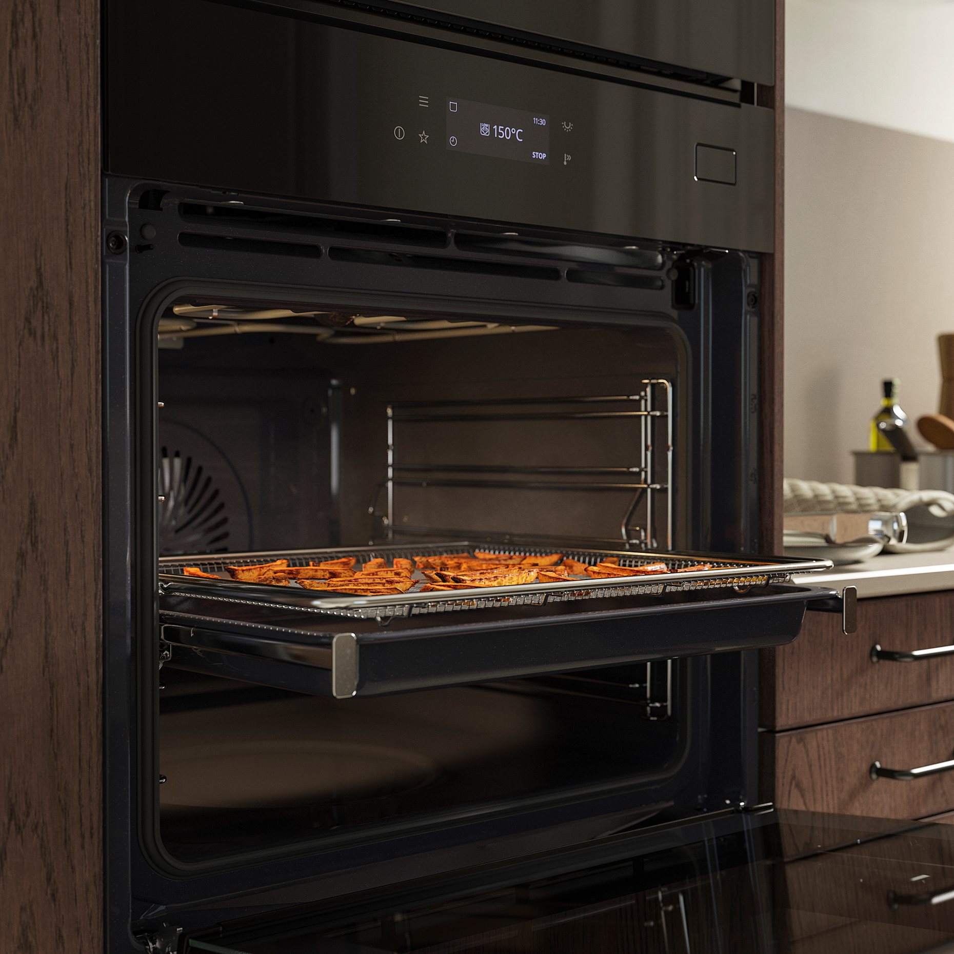 FRILLESBO, true fan oven full steam/air fry function/IKEA 700, 406.002.84