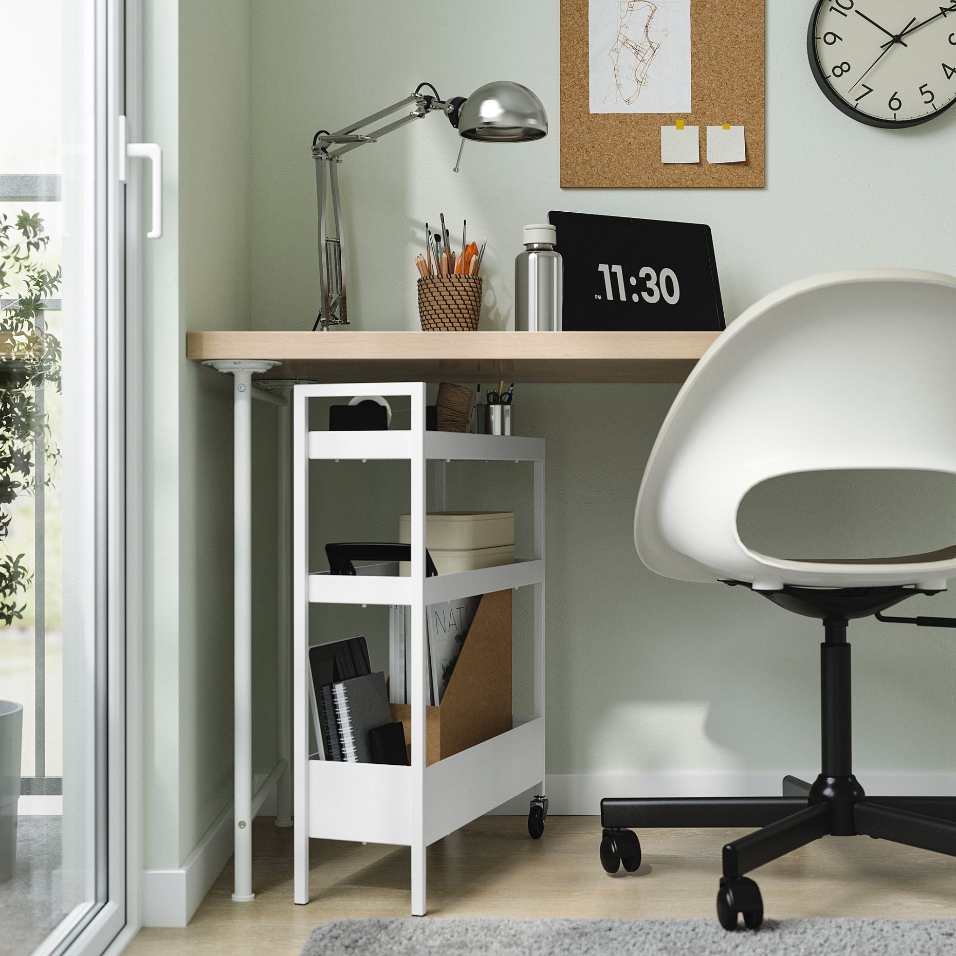 NISSAFORS, τρόλεϊ, 50.5x19x67 cm, 406.029.85