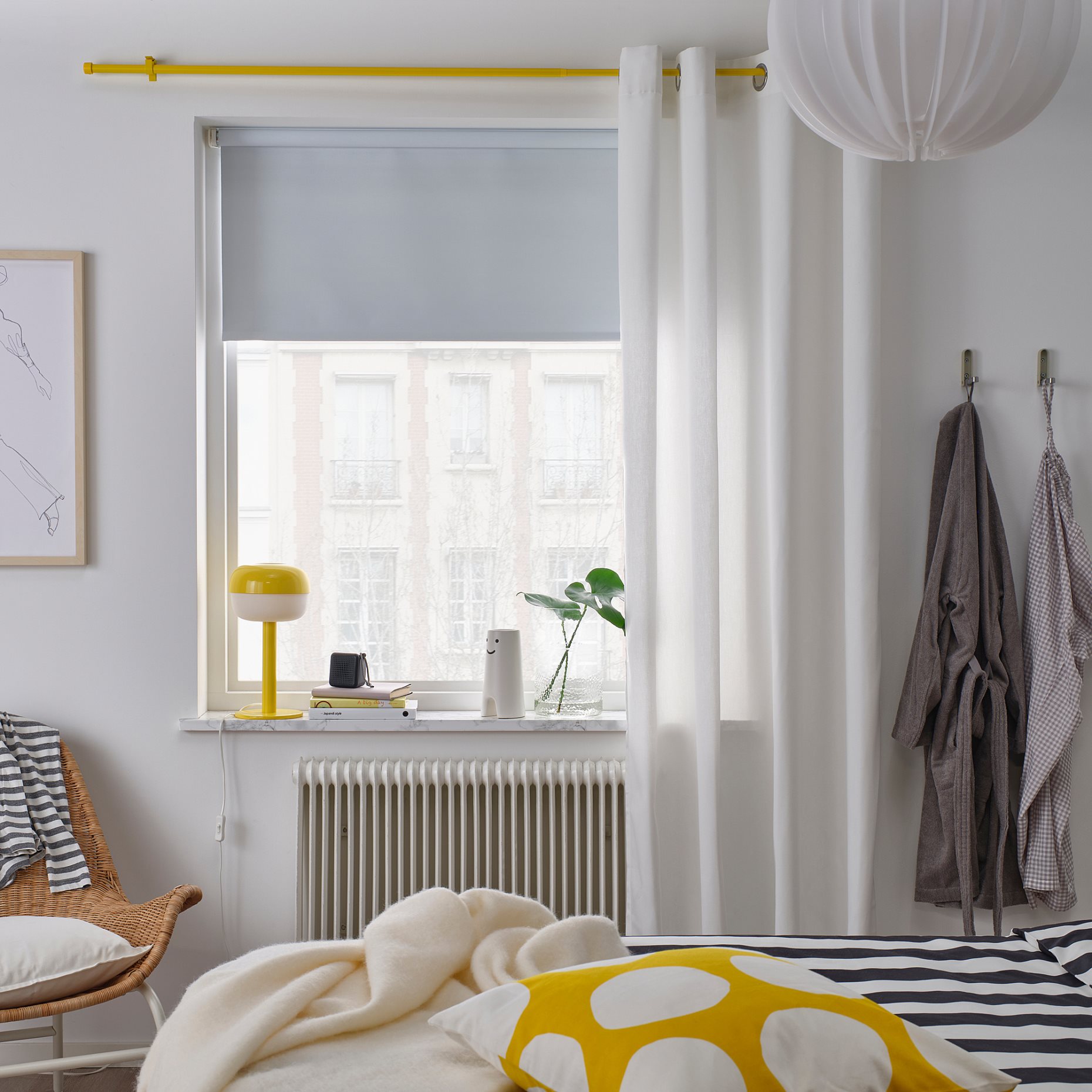 BEKRÄFTA, curtain rod set, 120-210 cm 19 mm, 406.048.33