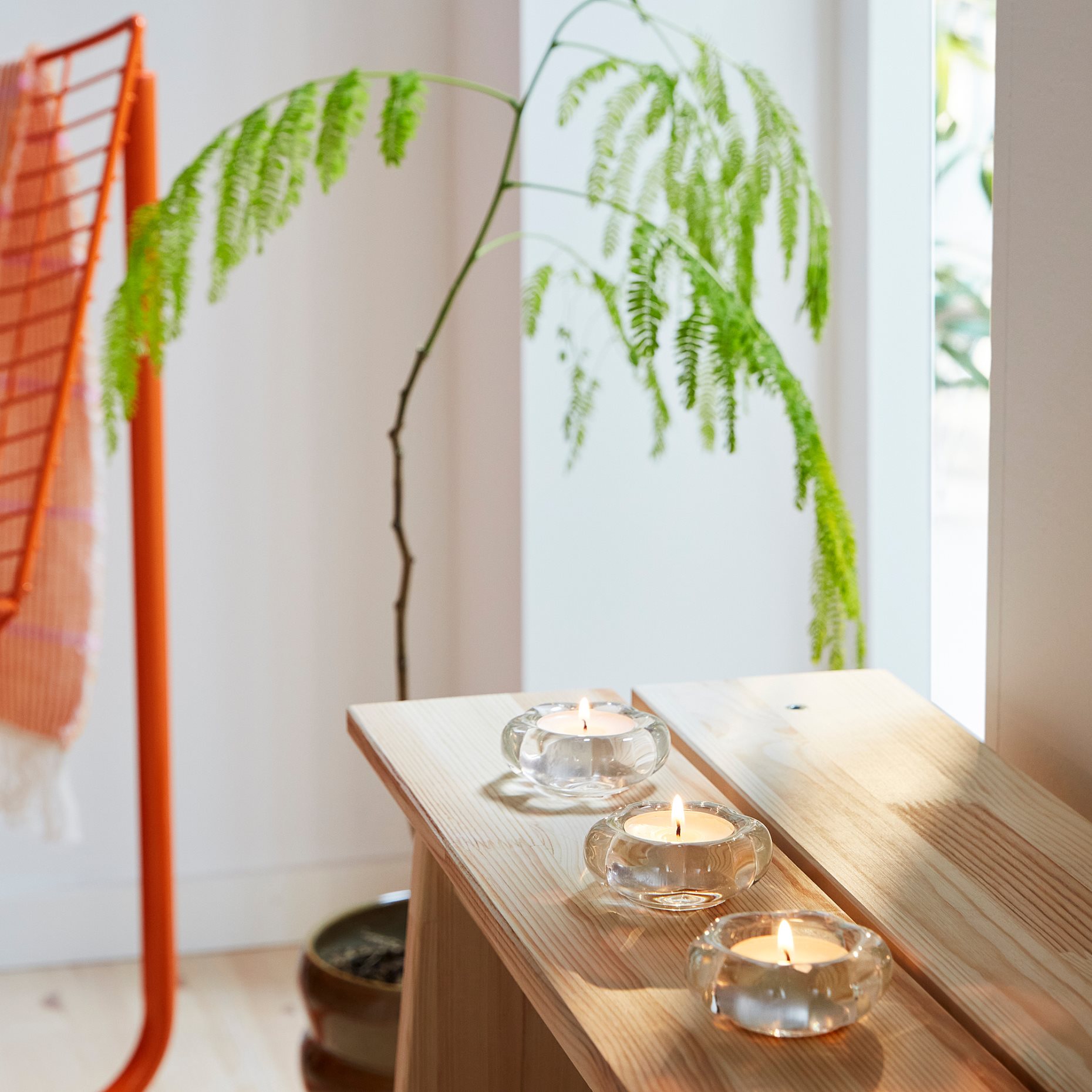 BLADFÅGEL, tealight holder, 3 cm, 406.070.30