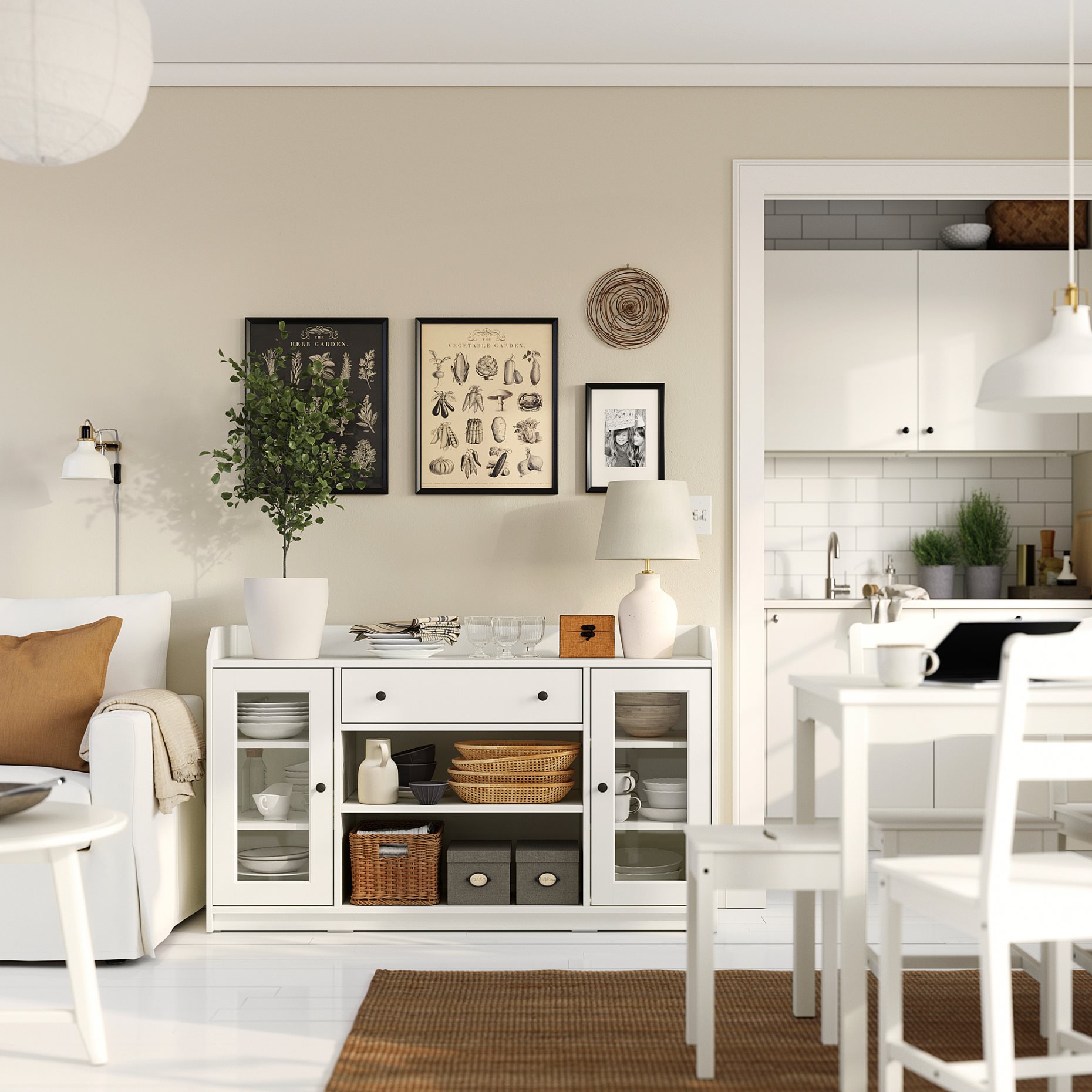 HAUGA, sideboard, 140x46x84 cm, 406.214.89