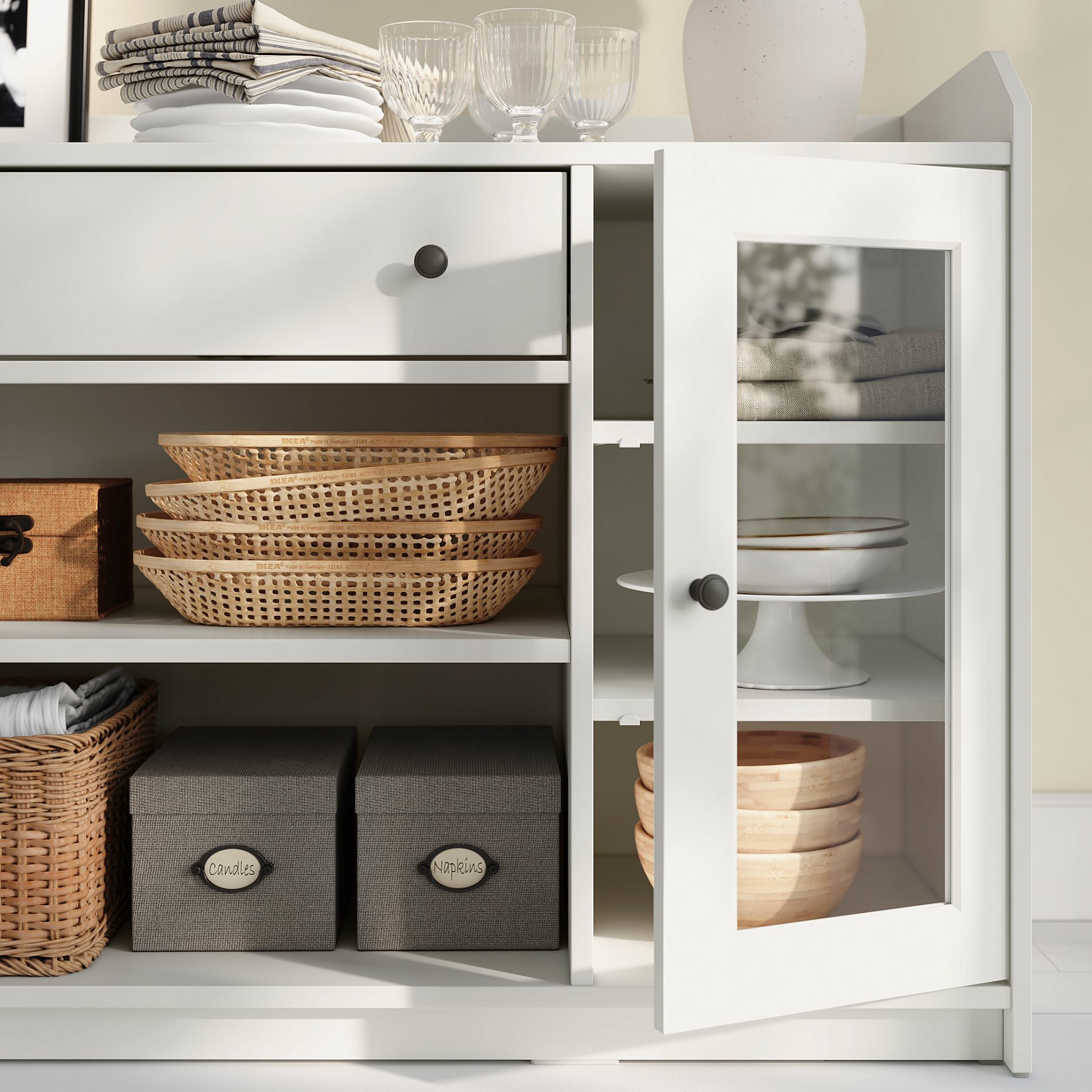 HAUGA, sideboard, 140x46x84 cm, 406.214.89