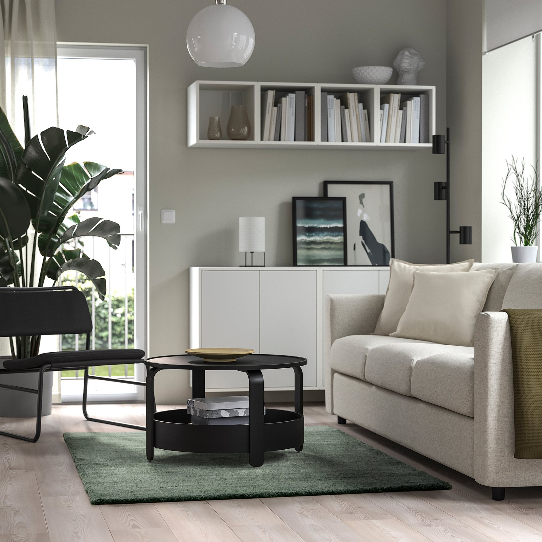 STOENSE, rug low pile, 133x195 cm, 406.291.45