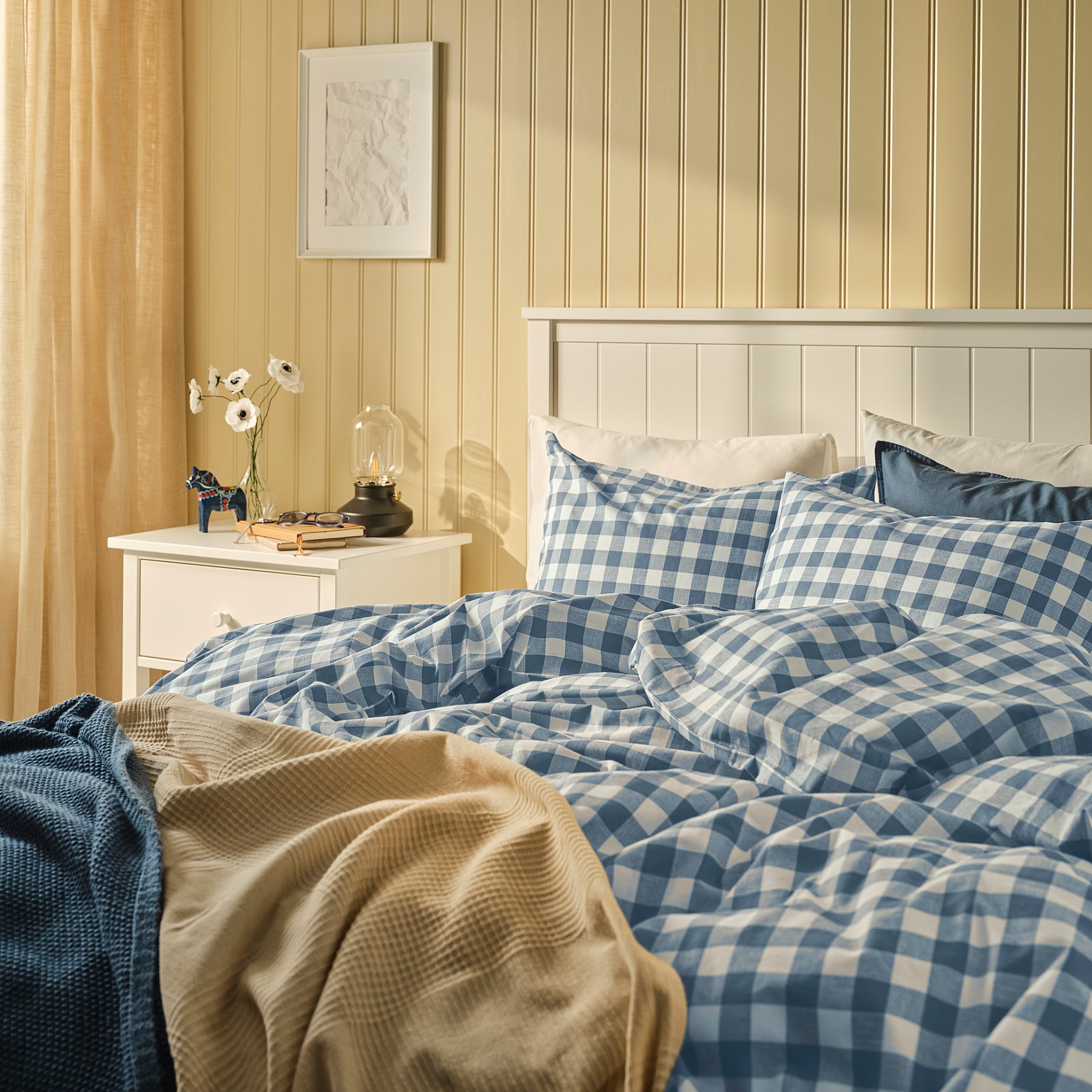 EKTANDVINGE, duvet cover and pillowcase, 150x200/50x60 cm, 406.326.71
