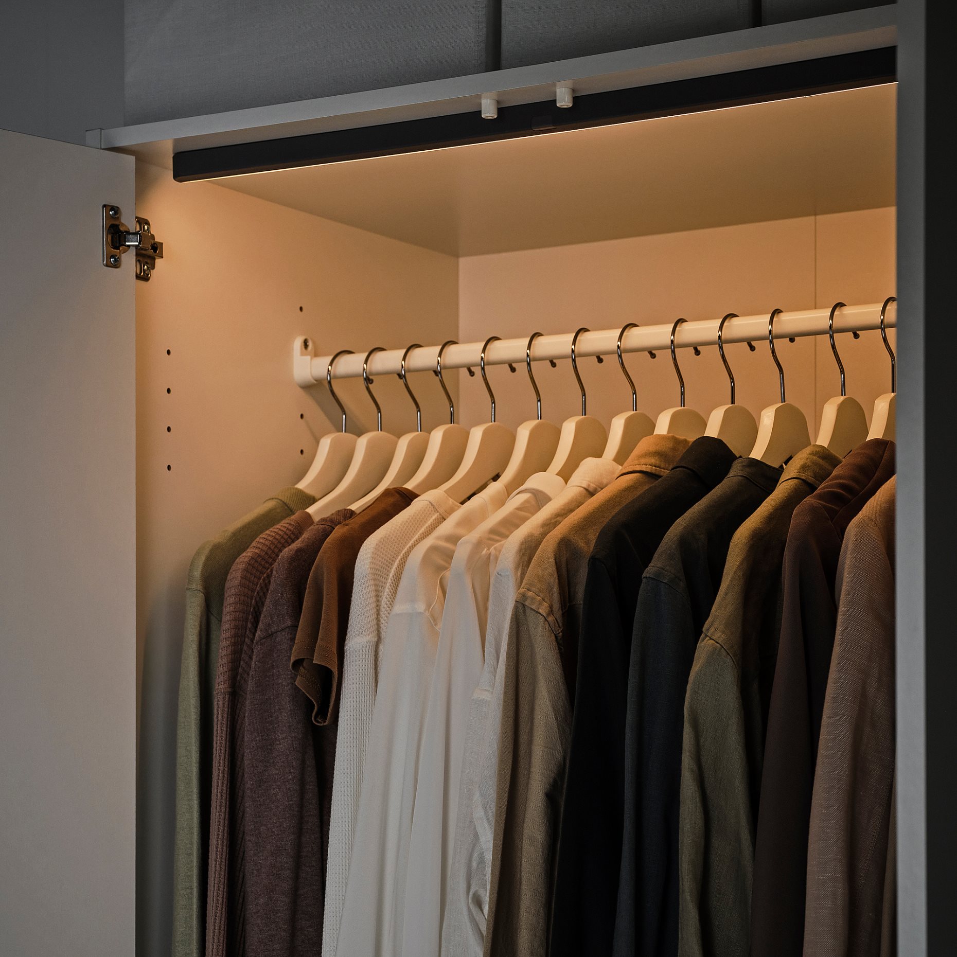 KOLVATTEN, lighting with built-in LED light source and sensor//battery-operated, 70 cm, 406.337.36