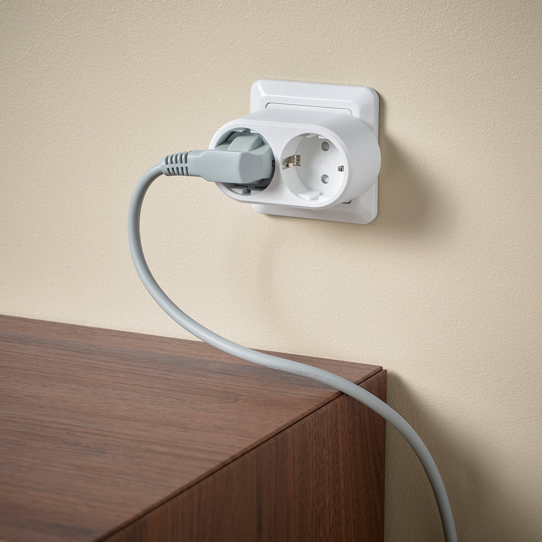 KOPPLA, 2-way adaptor plug, 406.360.75