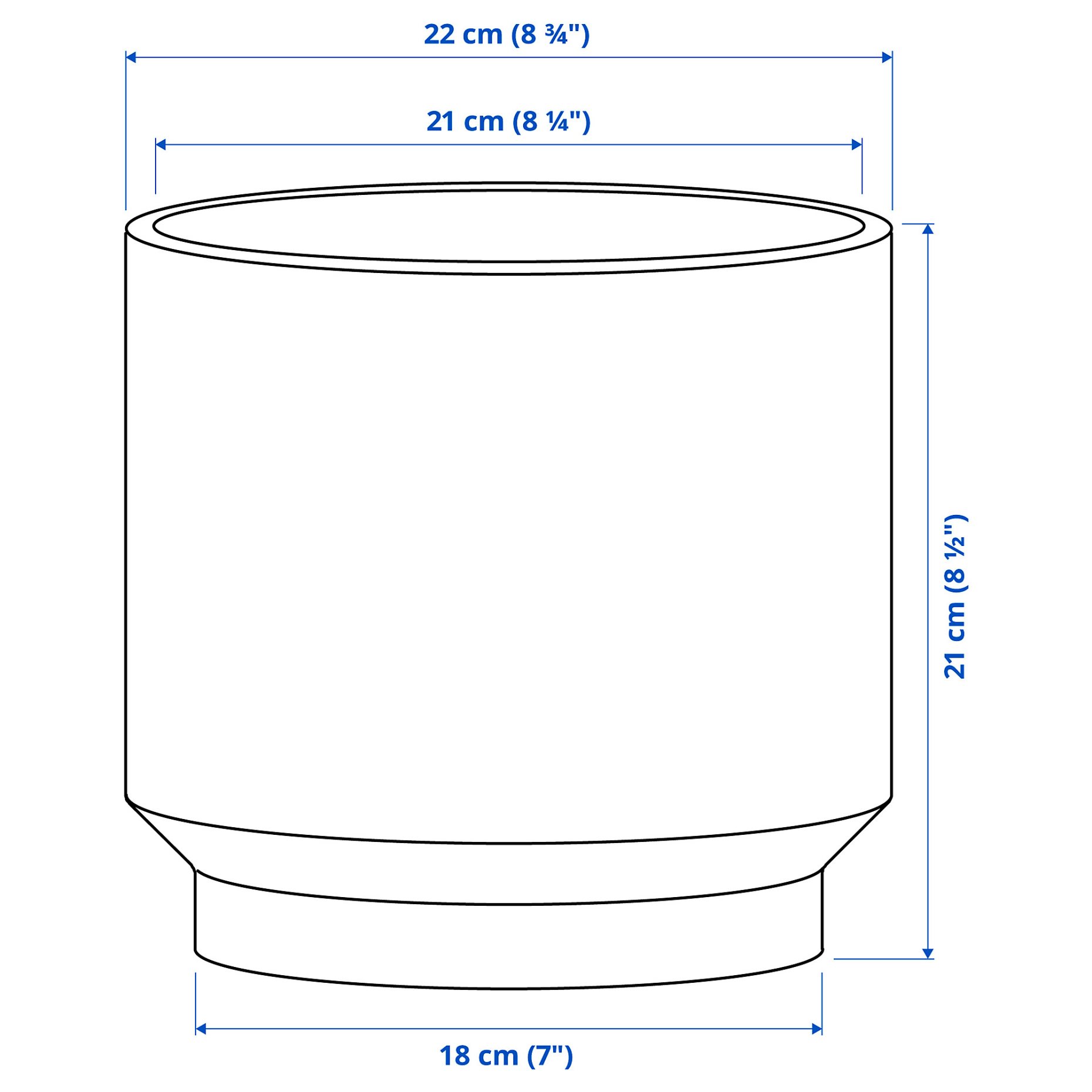 HONUNGSPALM, plant pot in/outdoor, 19 cm, 406.413.45