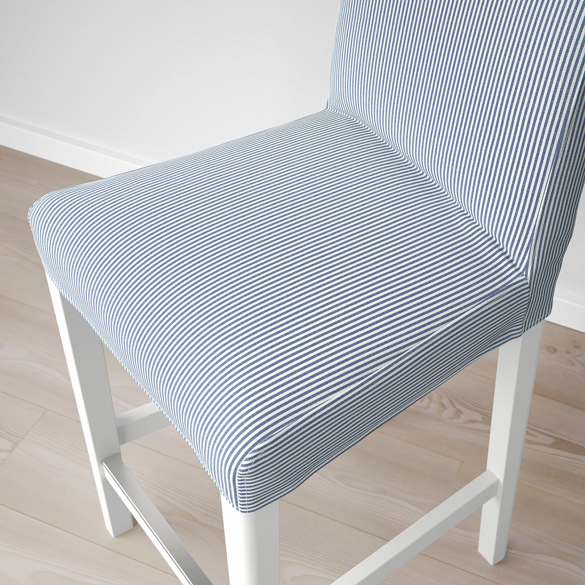 BERGMUND, bar stool with backrest, 62 cm, 493.997.48