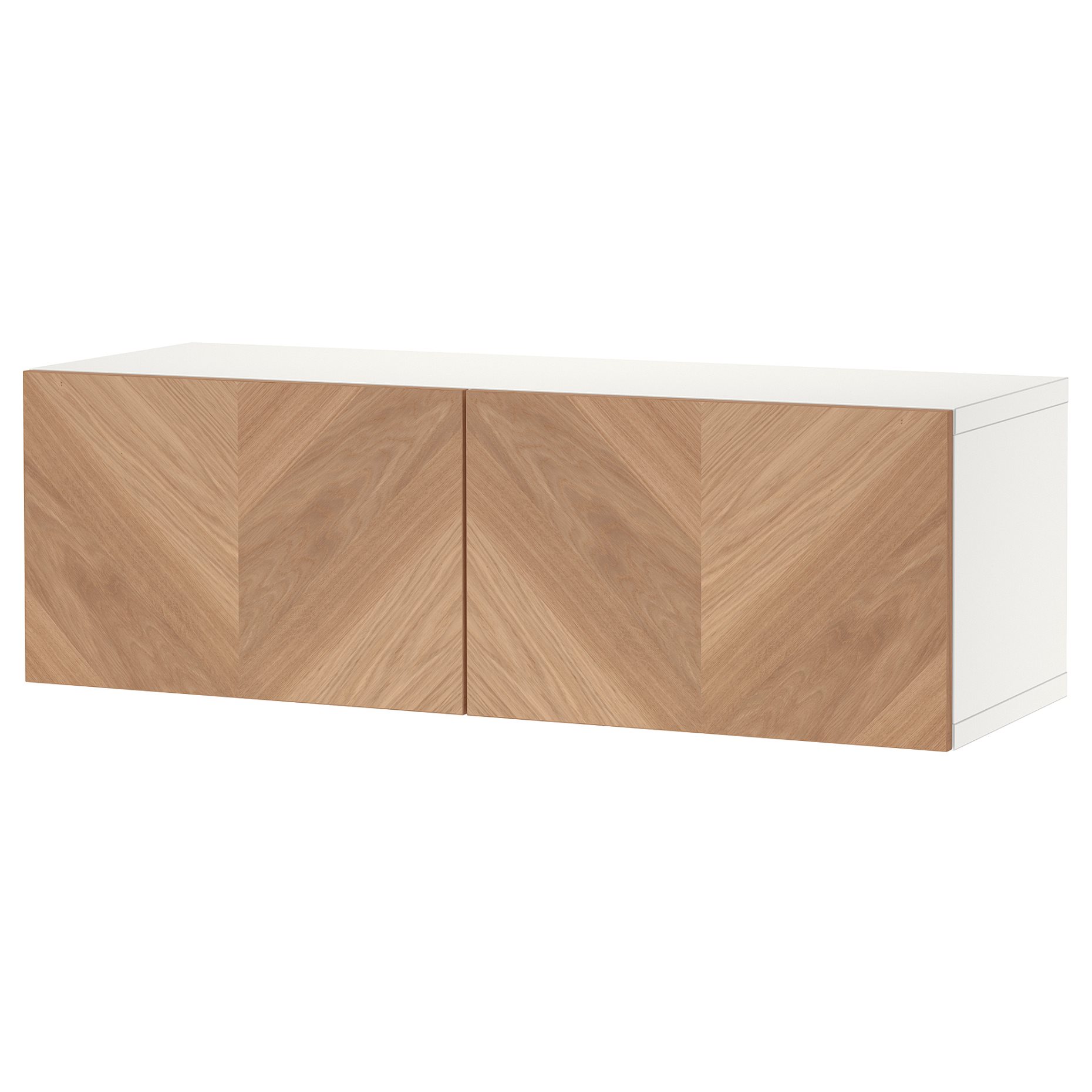 BESTÅ, wall-mounted cabinet combination, 120x42x38 cm, 494.408.42