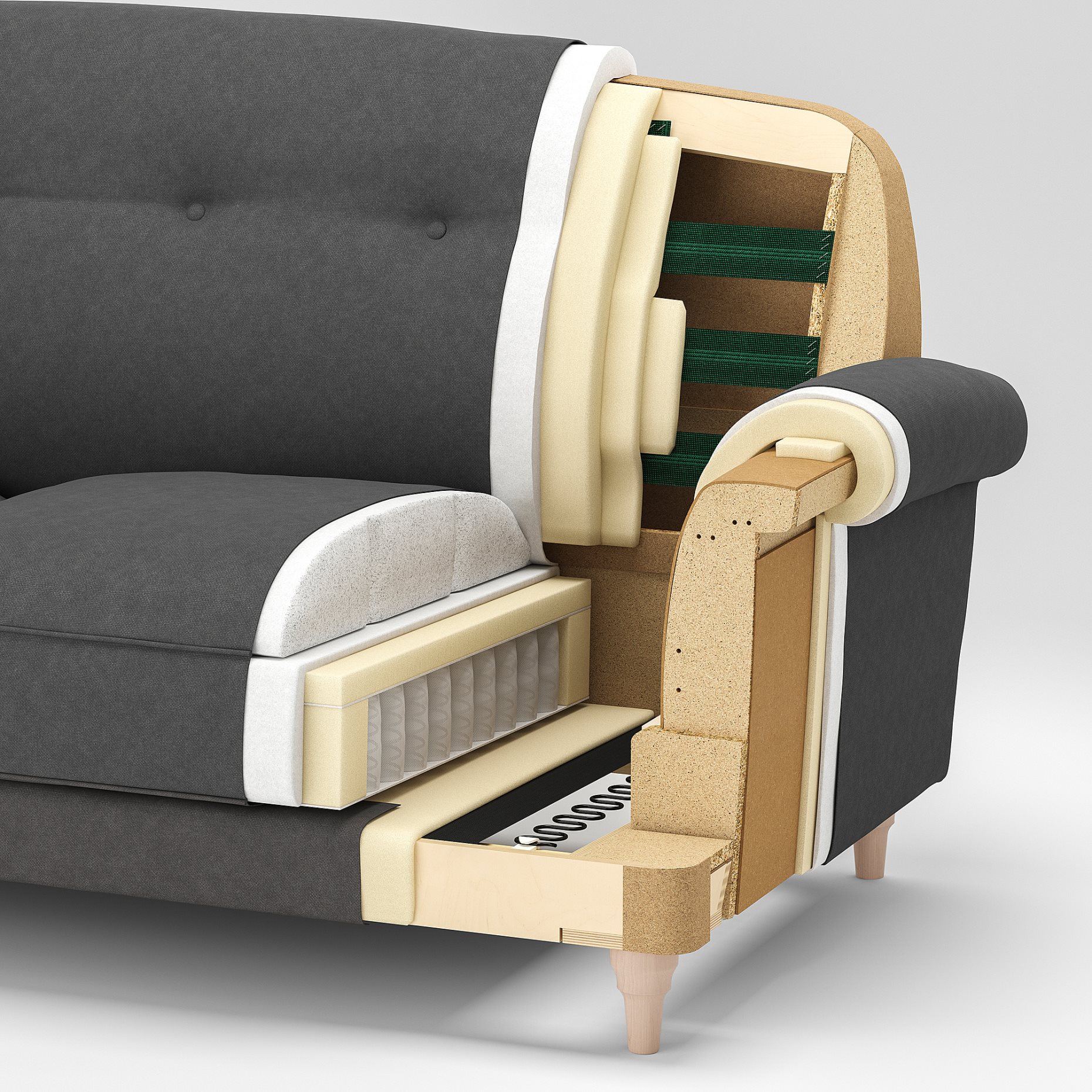 ESSEBODA, 2-seat sofa, 494.434.78