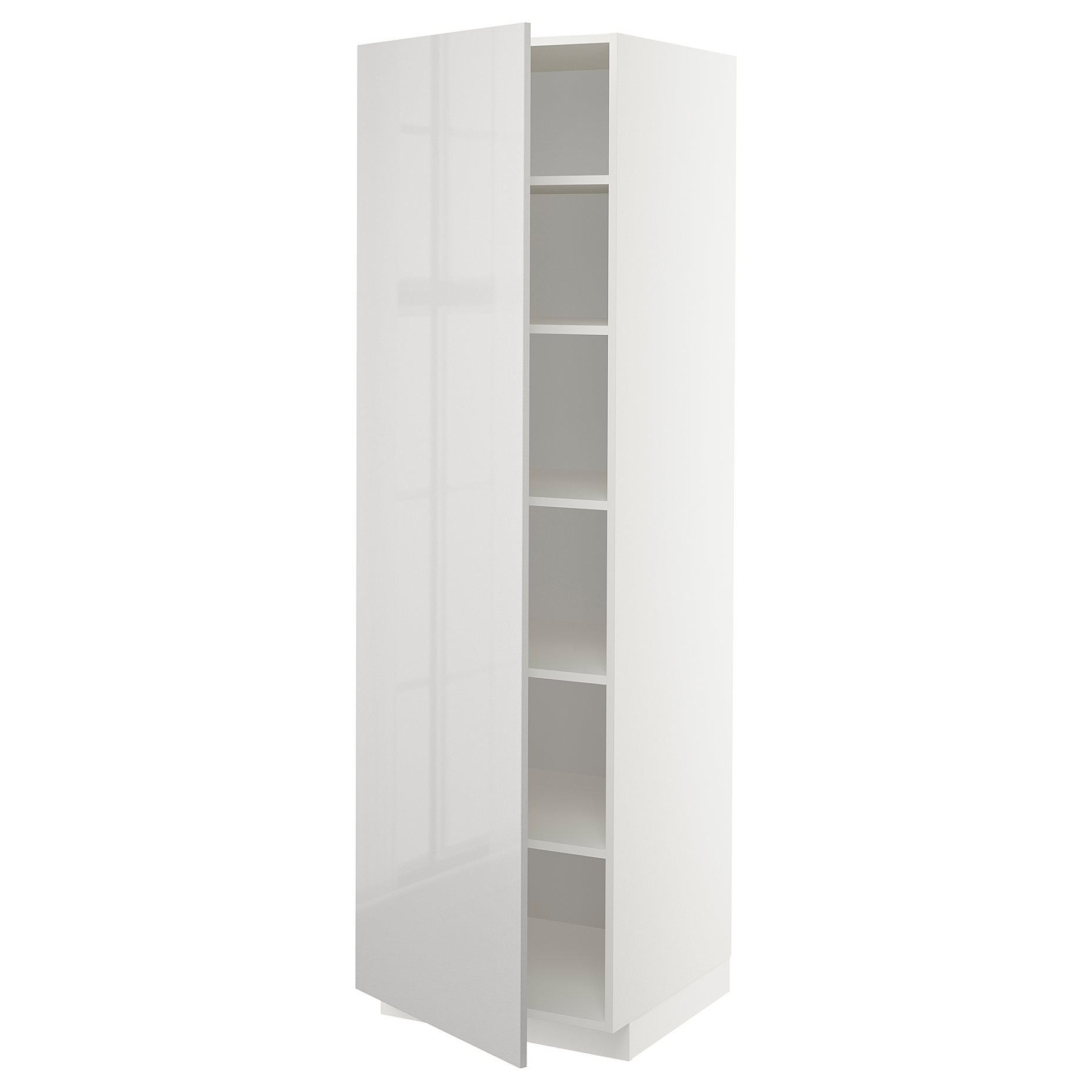 METOD, high cabinet with shelves, 60x60x200 cm, 494.559.37