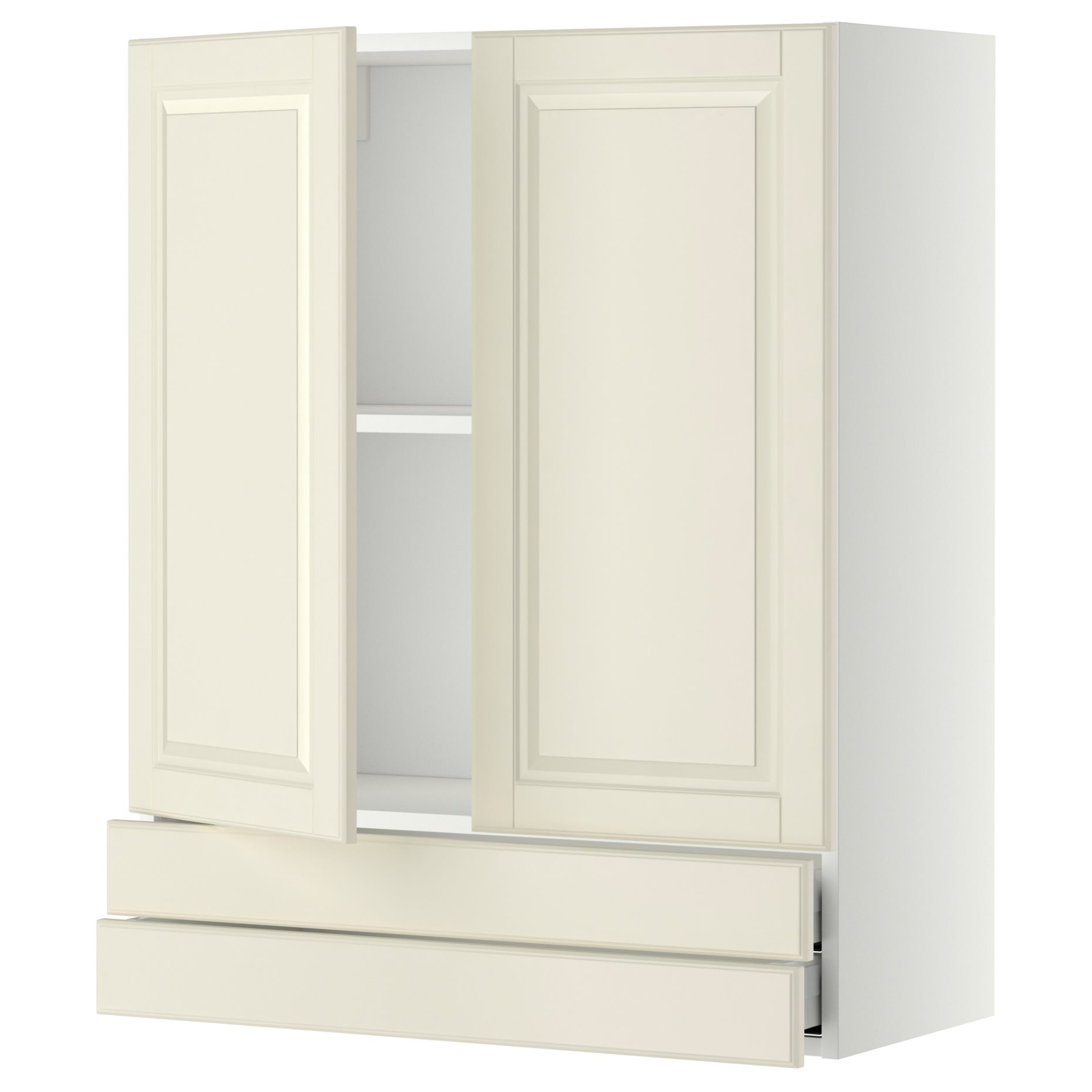 METOD/MAXIMERA, ντουλάπι τοίχου με 2 πόρτες/2 συρτάρια, 80x100 cm, 494.573.52