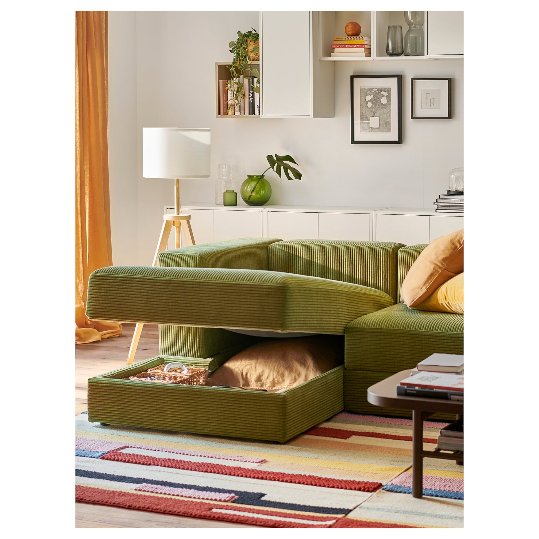 JÄTTEBO, 2,5-seat modular sofa with chaise longue, 494.694.87