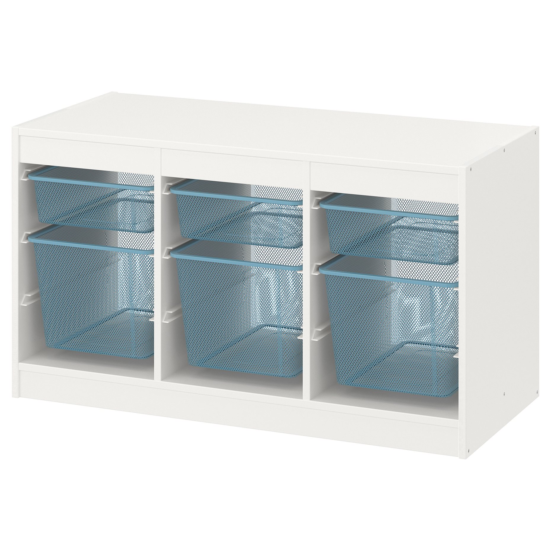 TROFAST, storage combination with boxes, 99x44x56 cm, 494.798.39