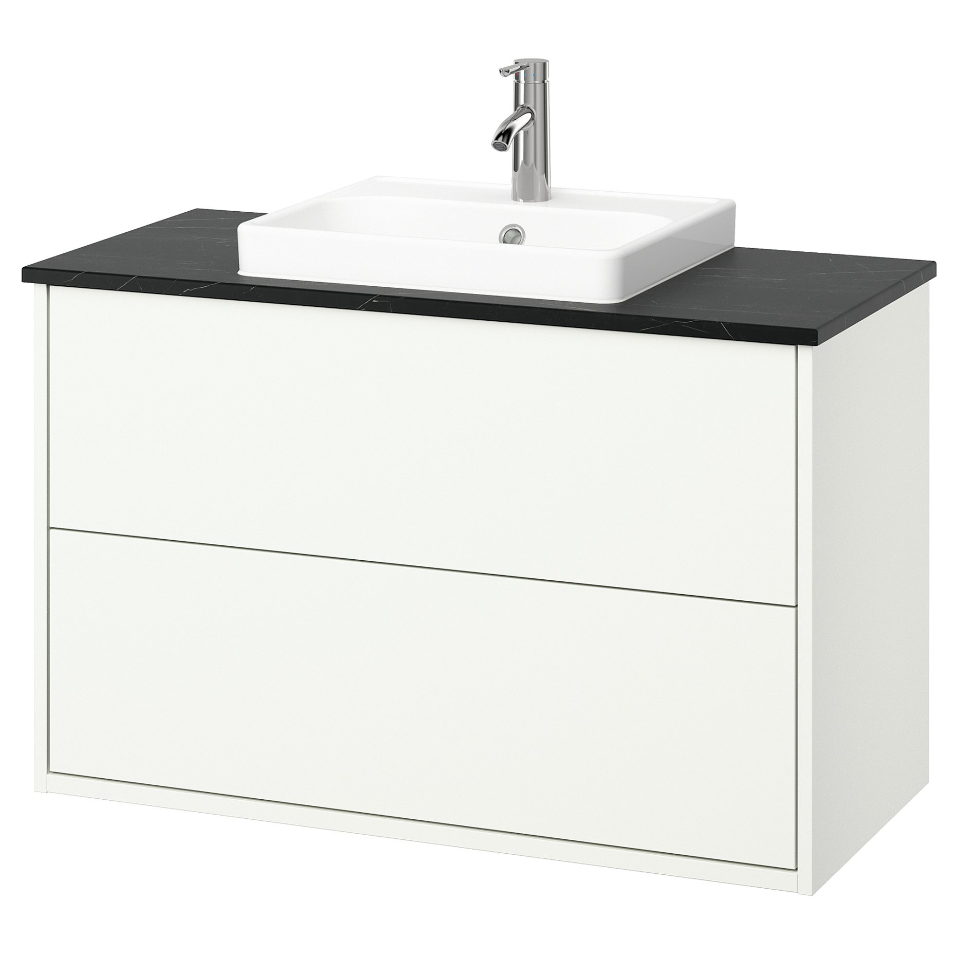 HAVBACK/ORRSJON, wash-stand with drawers/wash-basin/tap, 102x49x71 cm, 495.141.02