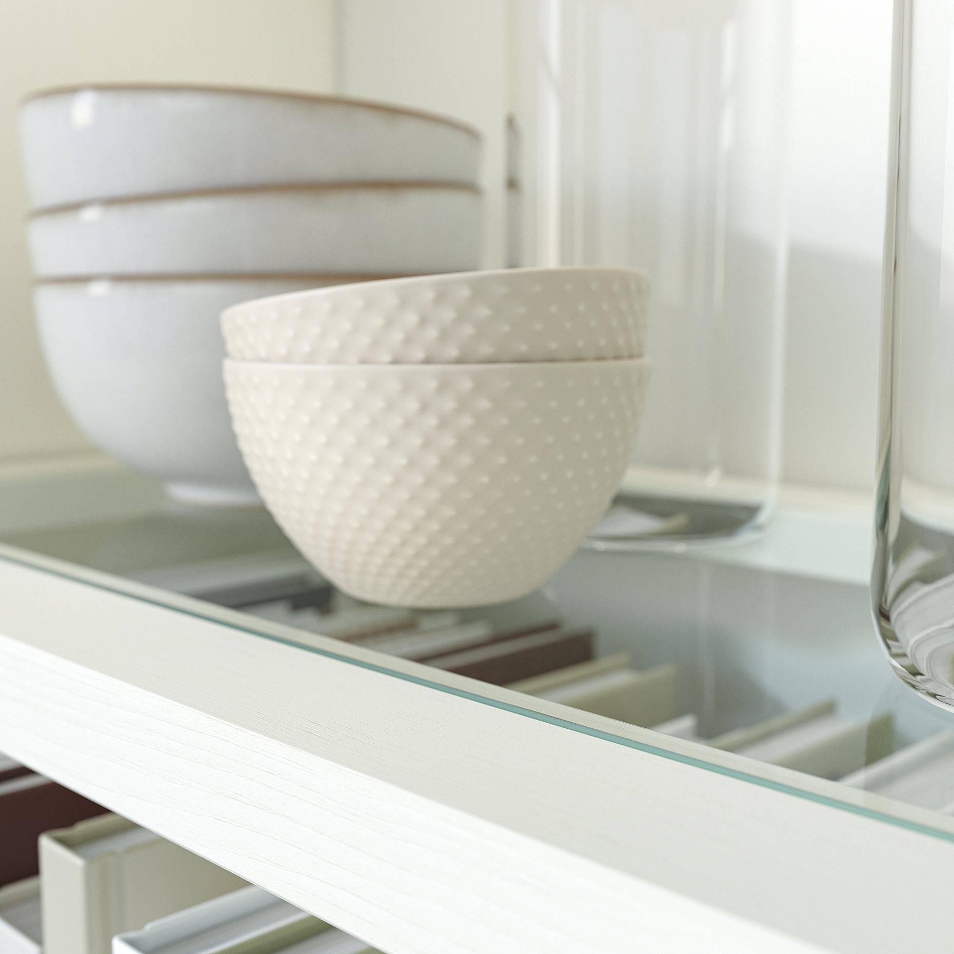 HAVSTA, storage combination with glass-doors, 243x47x212 cm, 495.348.93