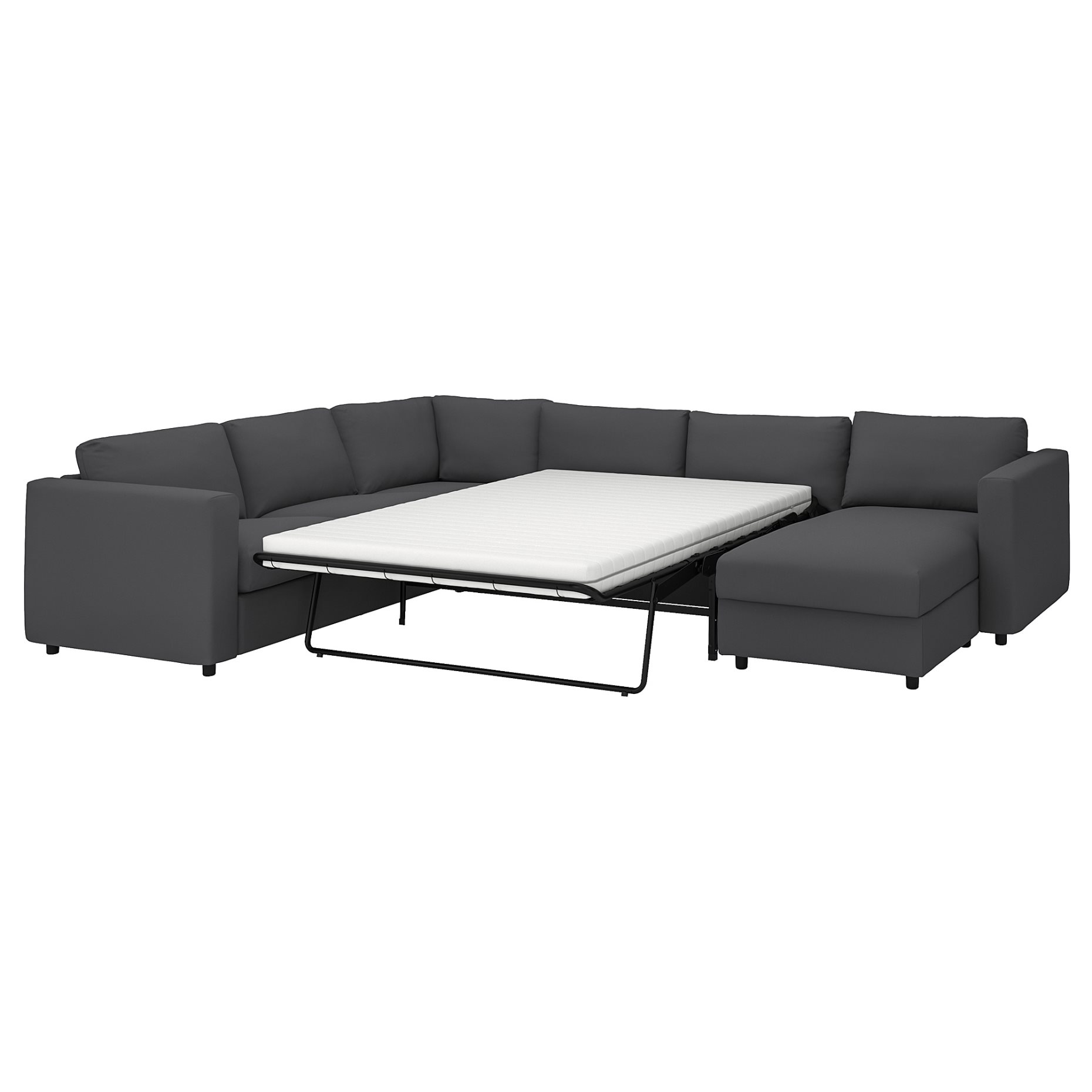 VIMLE, corner sofa-bed, 5-seat with chaise longue, 495.370.09