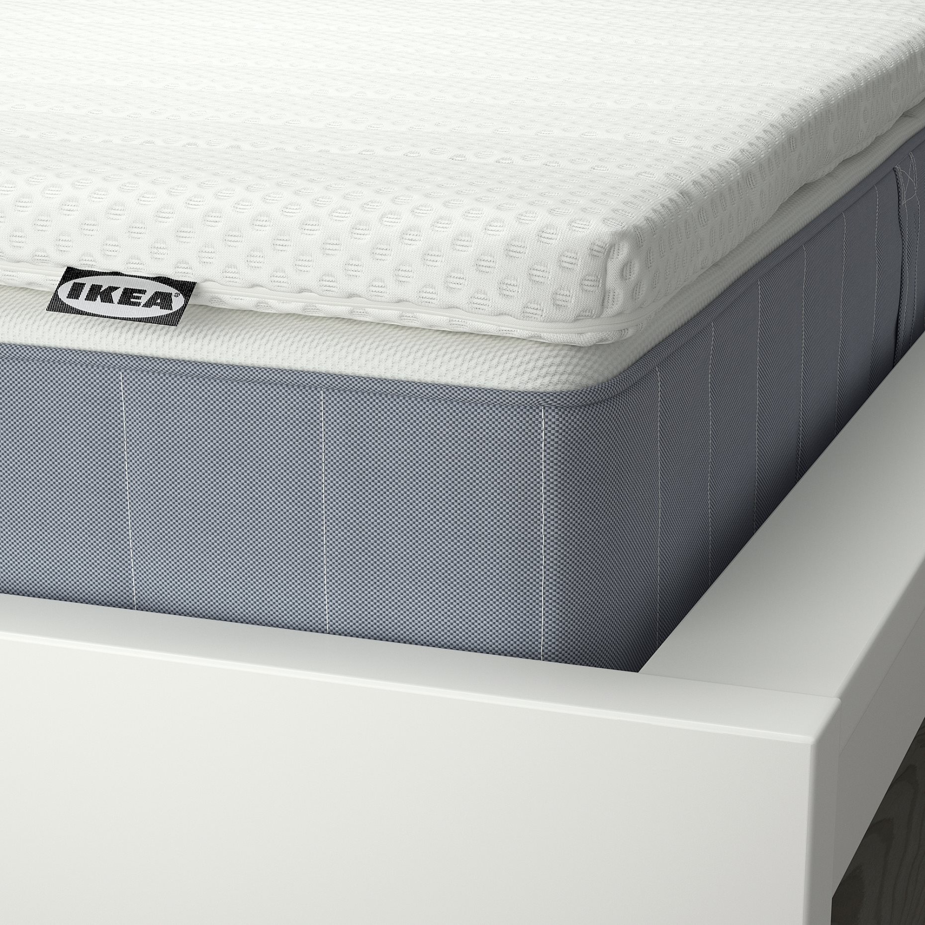 mattress extra firm and mattress pad, 160x200 cm, 495.722.86