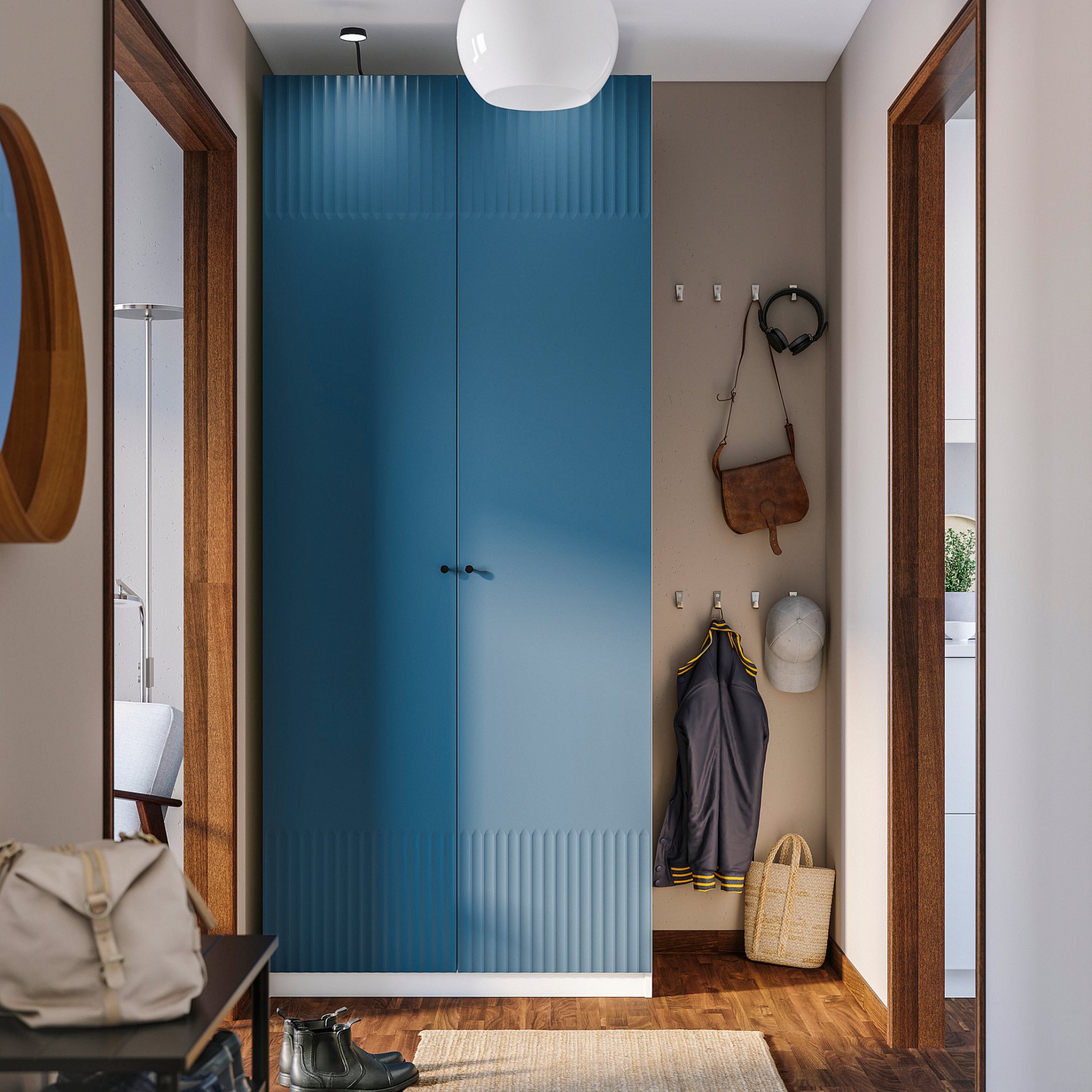 PAX/FYRUDDEN, συνδυασμός ντουλάπας, 100x60x236 cm, 495.816.05