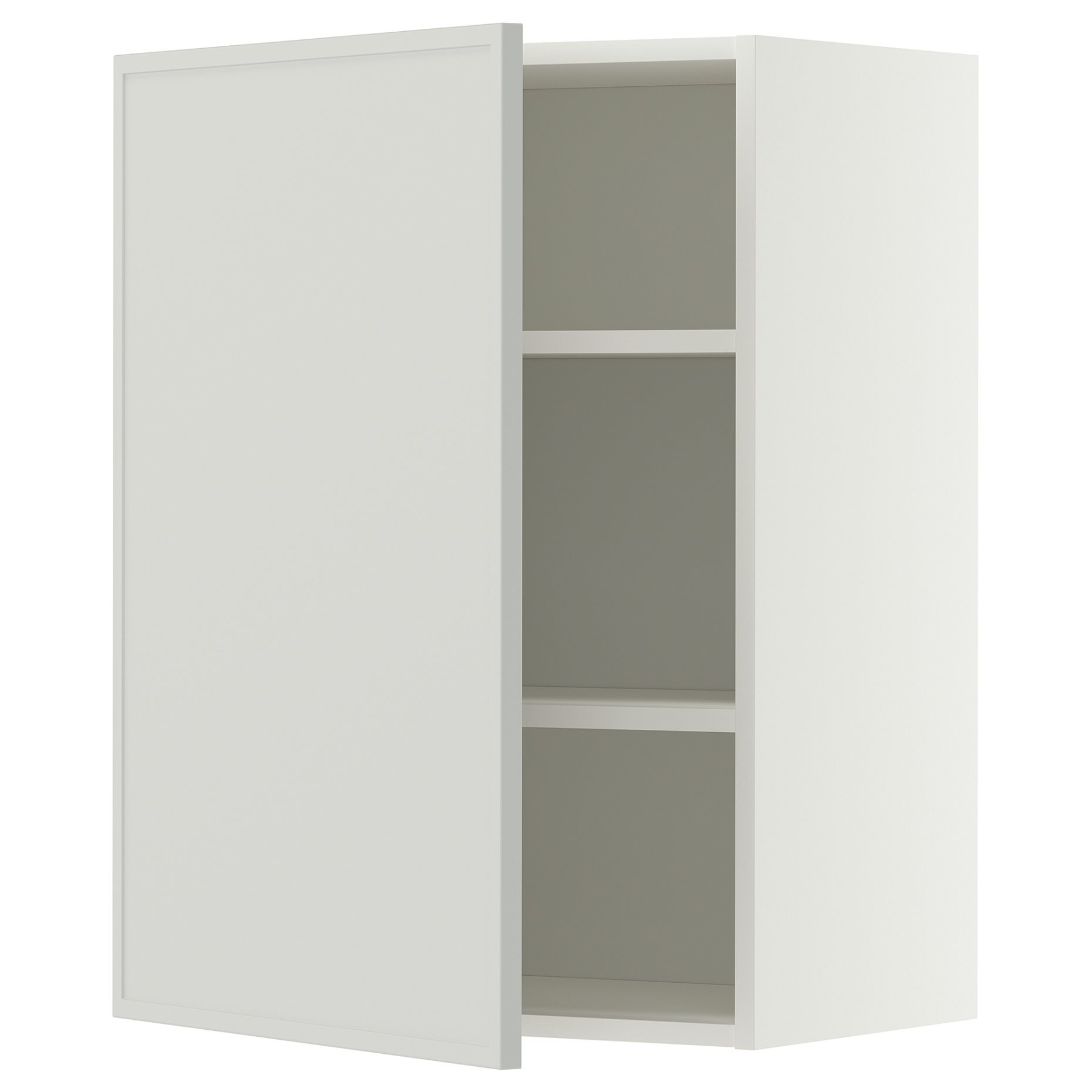 METOD, wall cabinet with shelves, 60x80 cm, 496.064.89