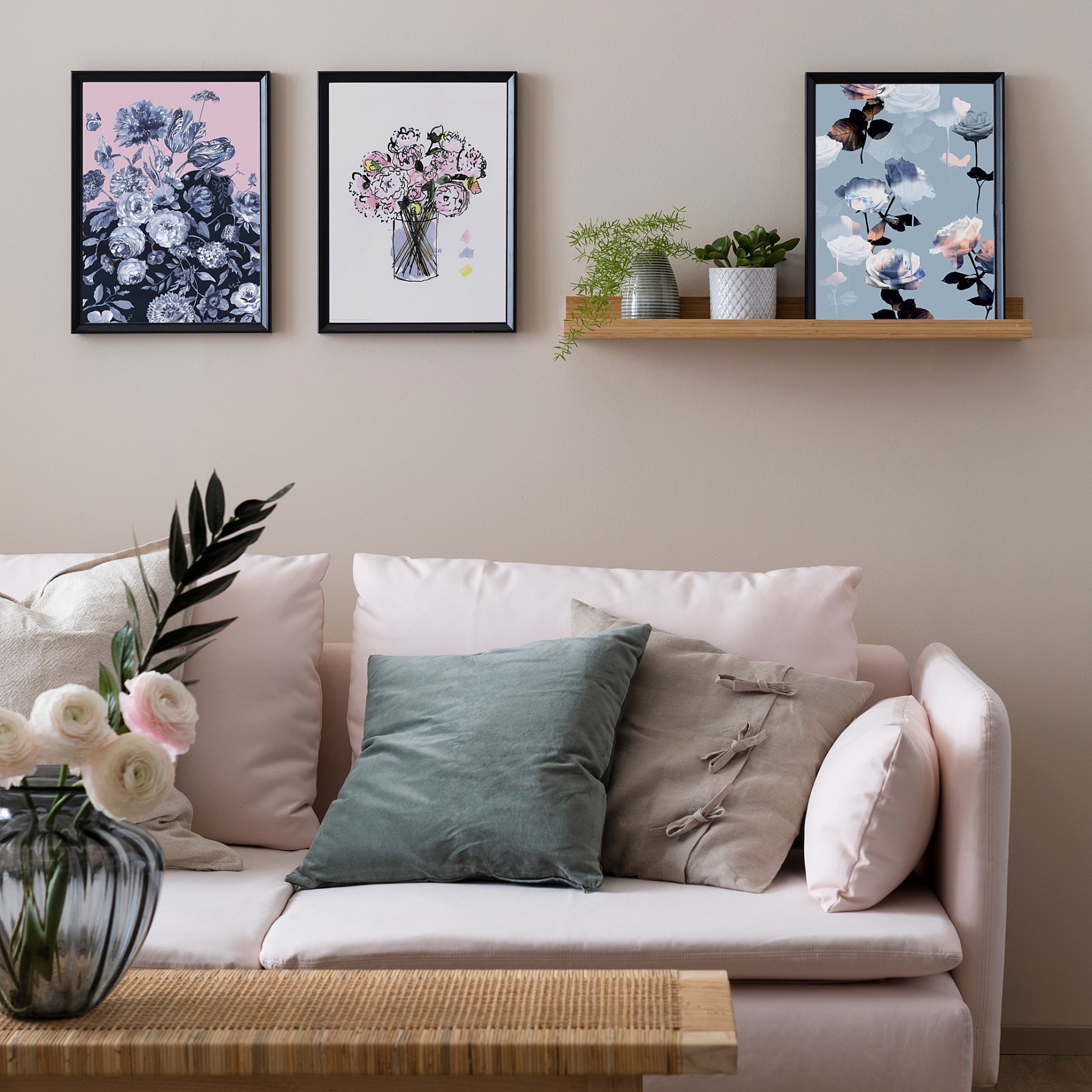 KNOPPÄNG, κορνίζα, 40x50 cm, 503.871.36