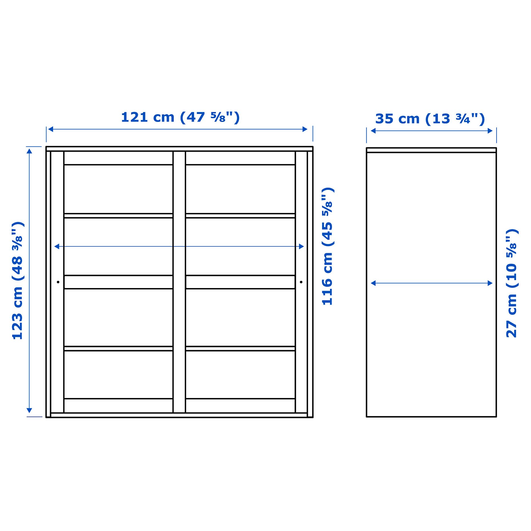 HAVSTA, glass-door cabinet, 503.910.44