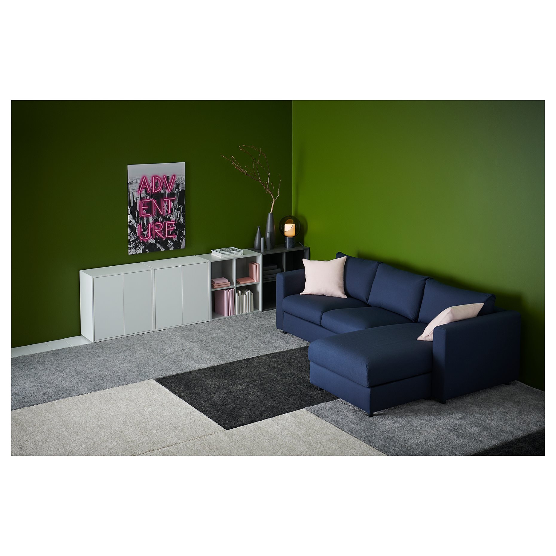 STOENSE, rug low pile, 80x150 cm, 504.268.02