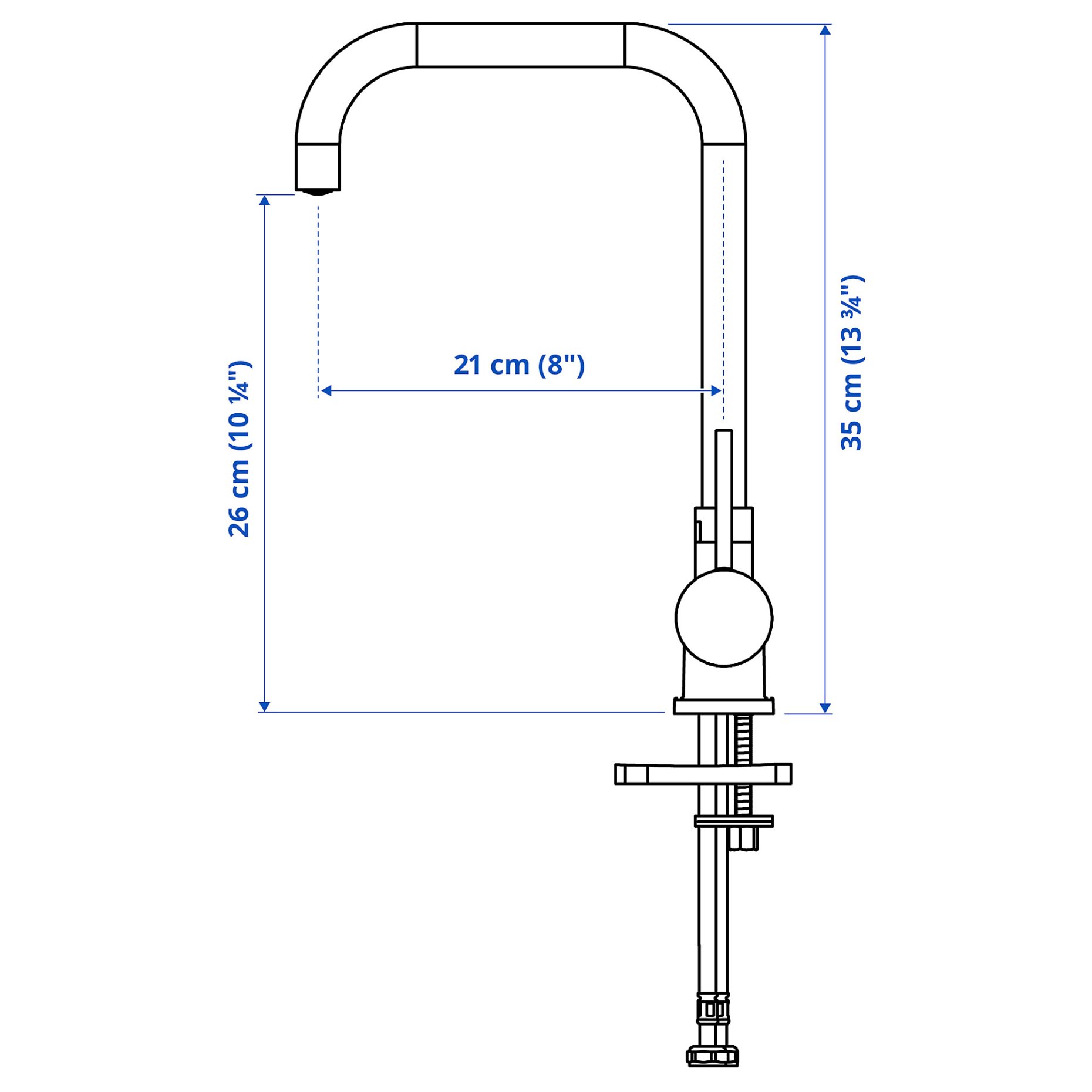 JUTTERN, Kitchen mixer tap, foldable, 504.280.71
