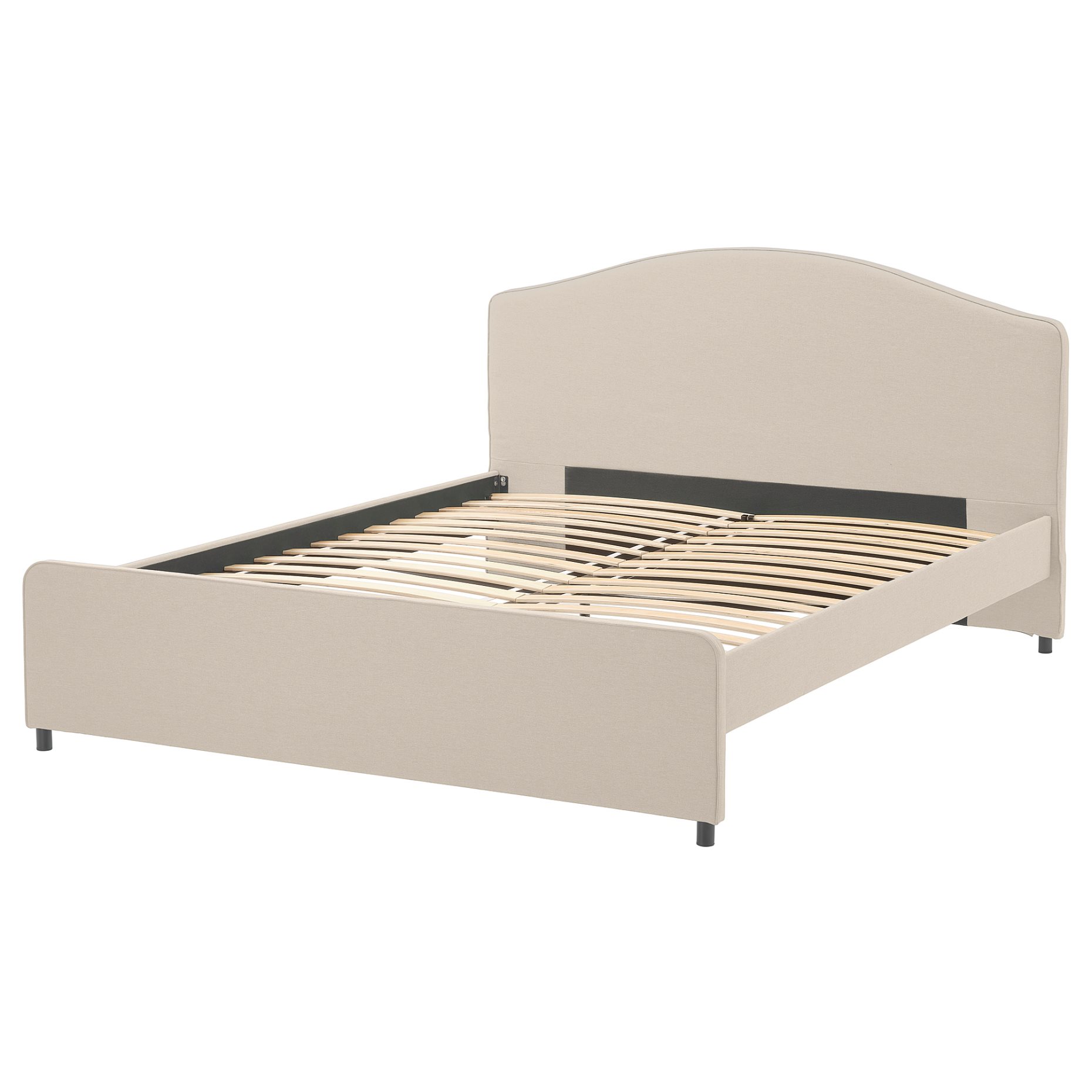 HAUGA, upholstered bed, 160x200 cm, 504.463.29