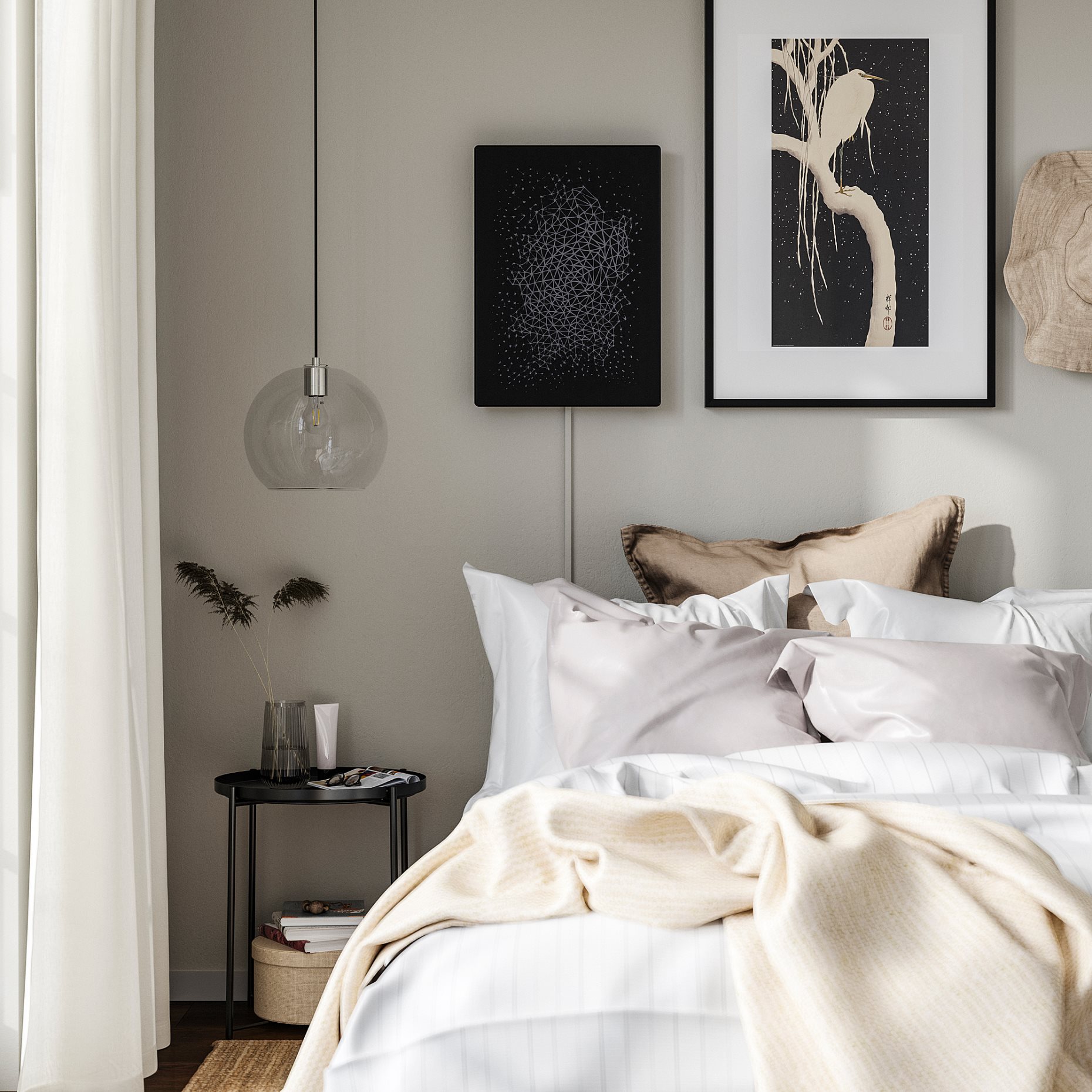 SYMFONISK, κορνίζα με ηχείο WiFi, 504.857.64