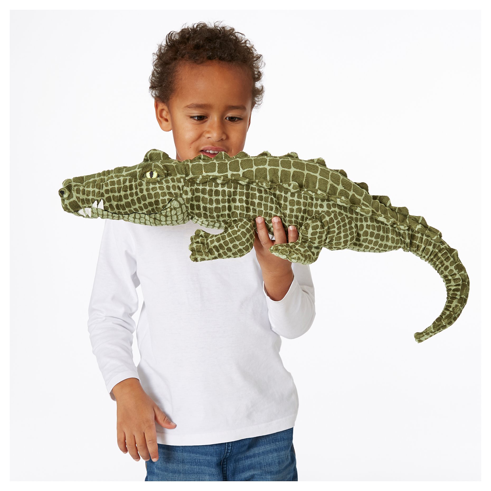 JÄTTEMÄTT, soft toy/crocodile, 80 cm, 505.068.13