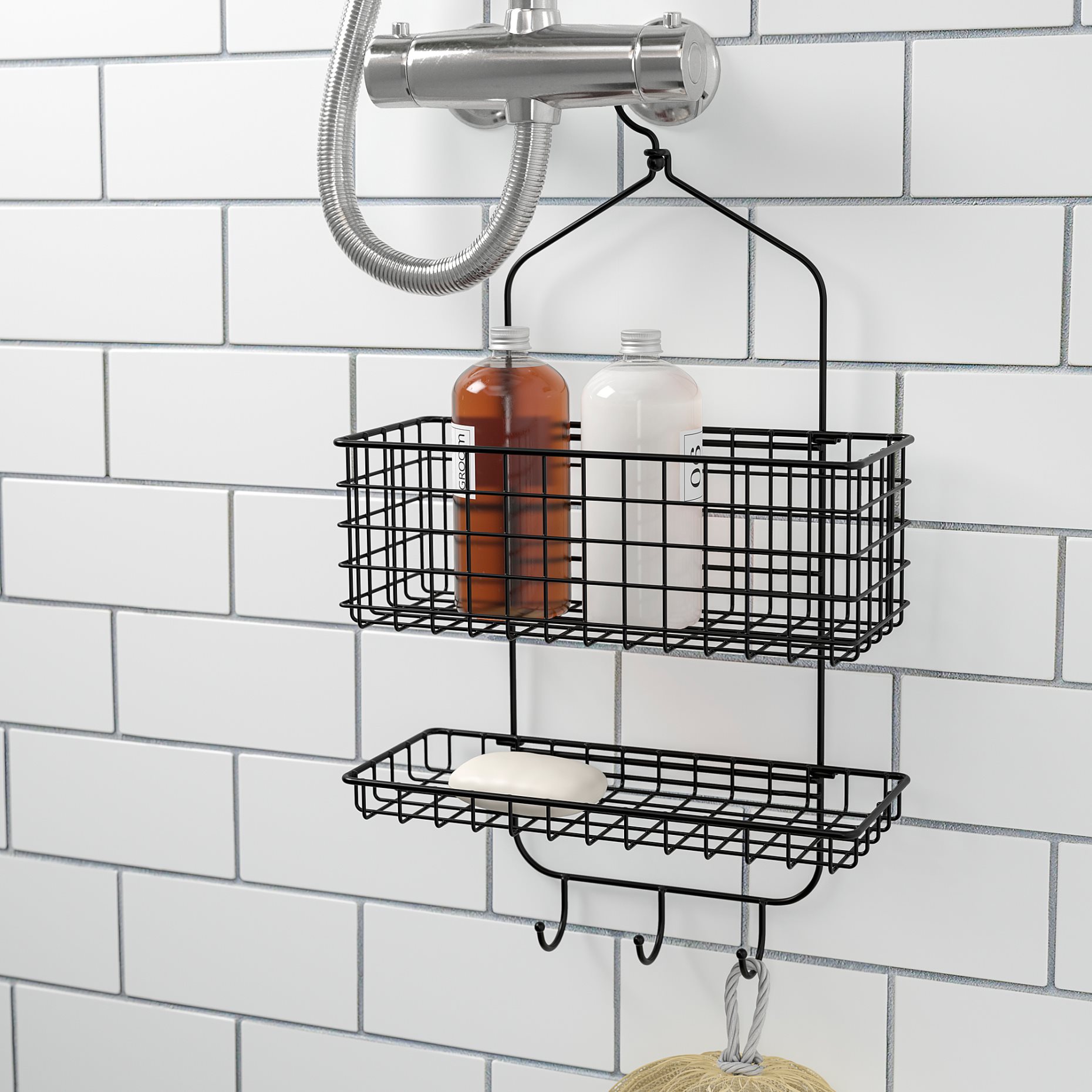 BLECKSJÖN, shower hanger/two tiers, 31x56 cm, 505.232.71