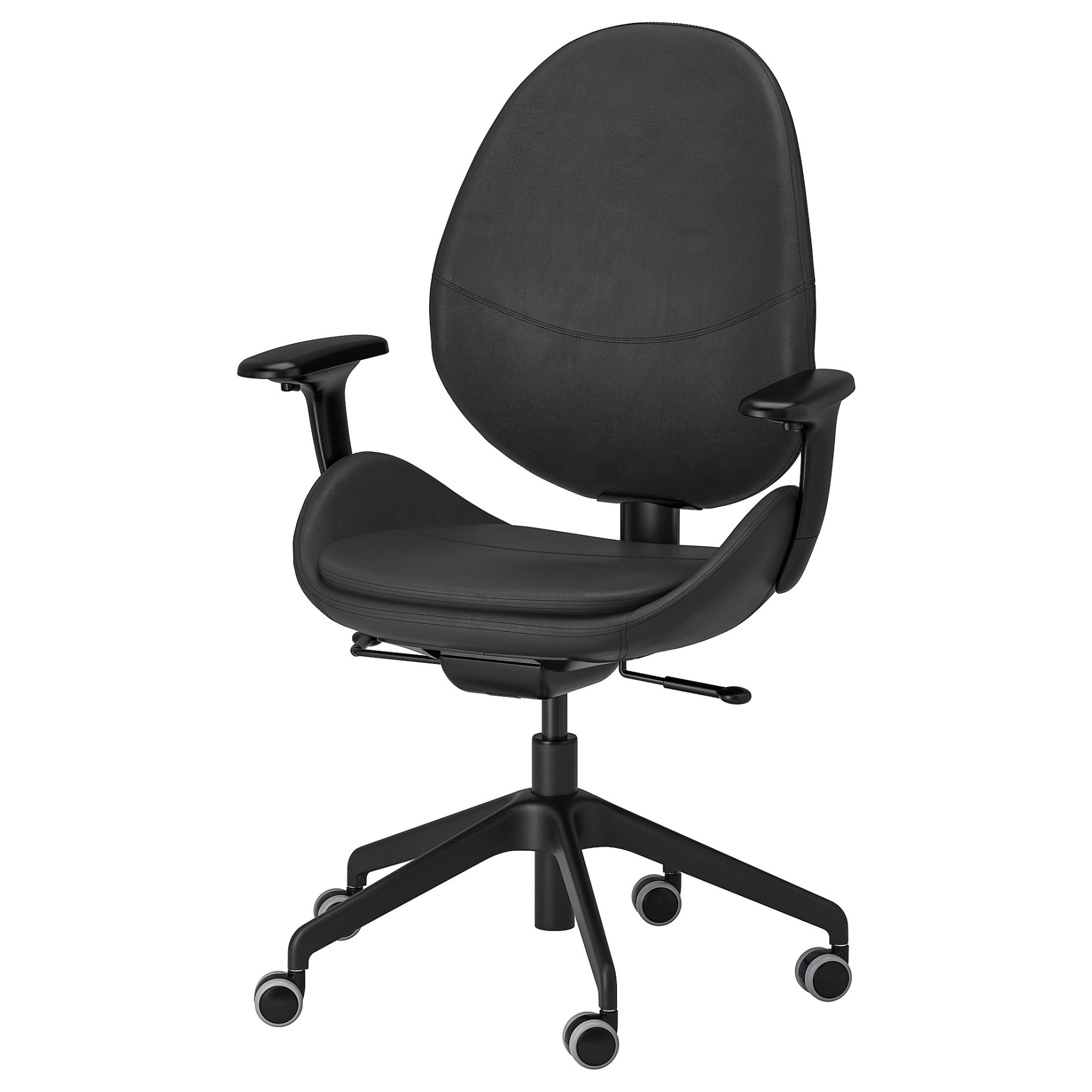 HATTEFJÄLL, office chair with armrests, 505.389.65