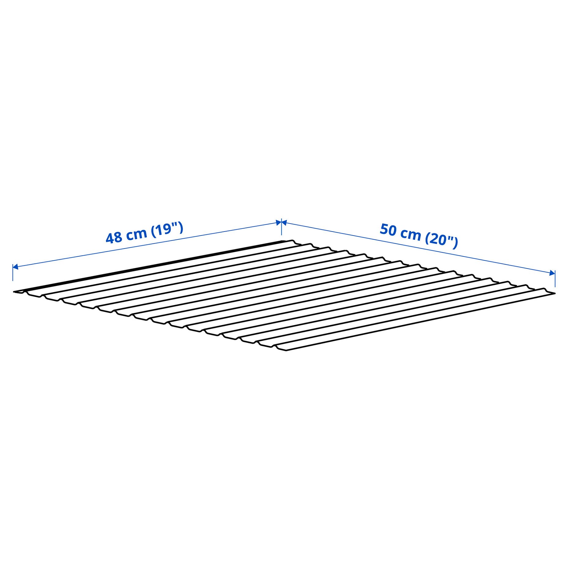 UPPDATERA, drawer mat, 50x48 cm, 505.498.36
