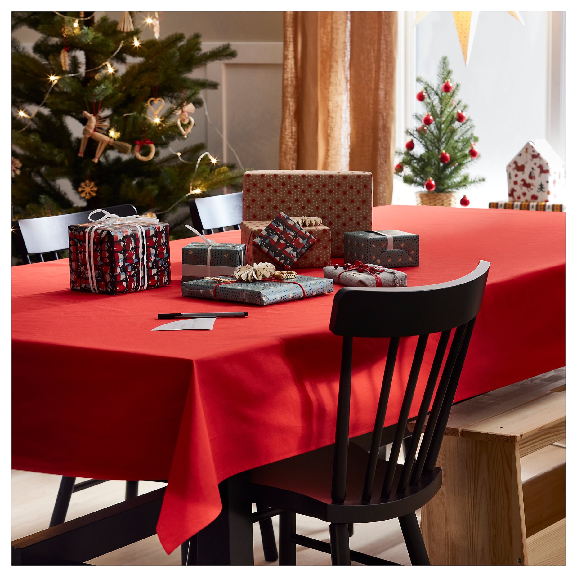 VINTERFINT, τραπεζομάντηλο, 145x240 cm, 505.525.22