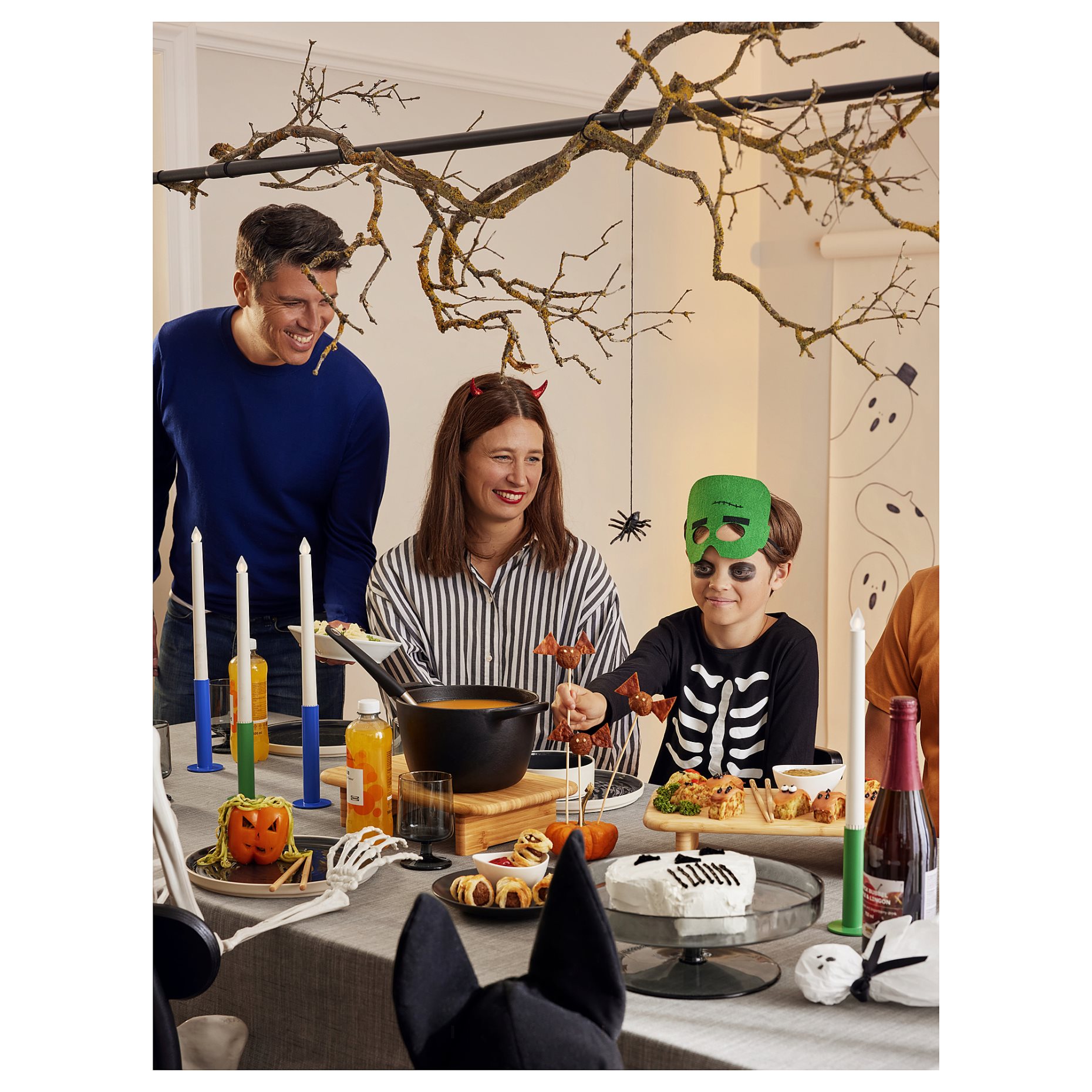 HELGEO, διακοσμητική ράγα για τραπέζι/ρυθμιζόμενη/εσωτερικού/εξωτερικού χώρου, 115/235x116 cm, 505.620.50