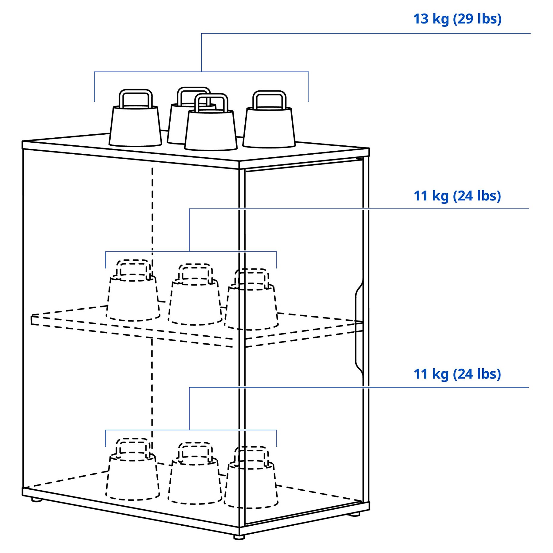 ALEX, storage unit, 36x70 cm, 505.637.52