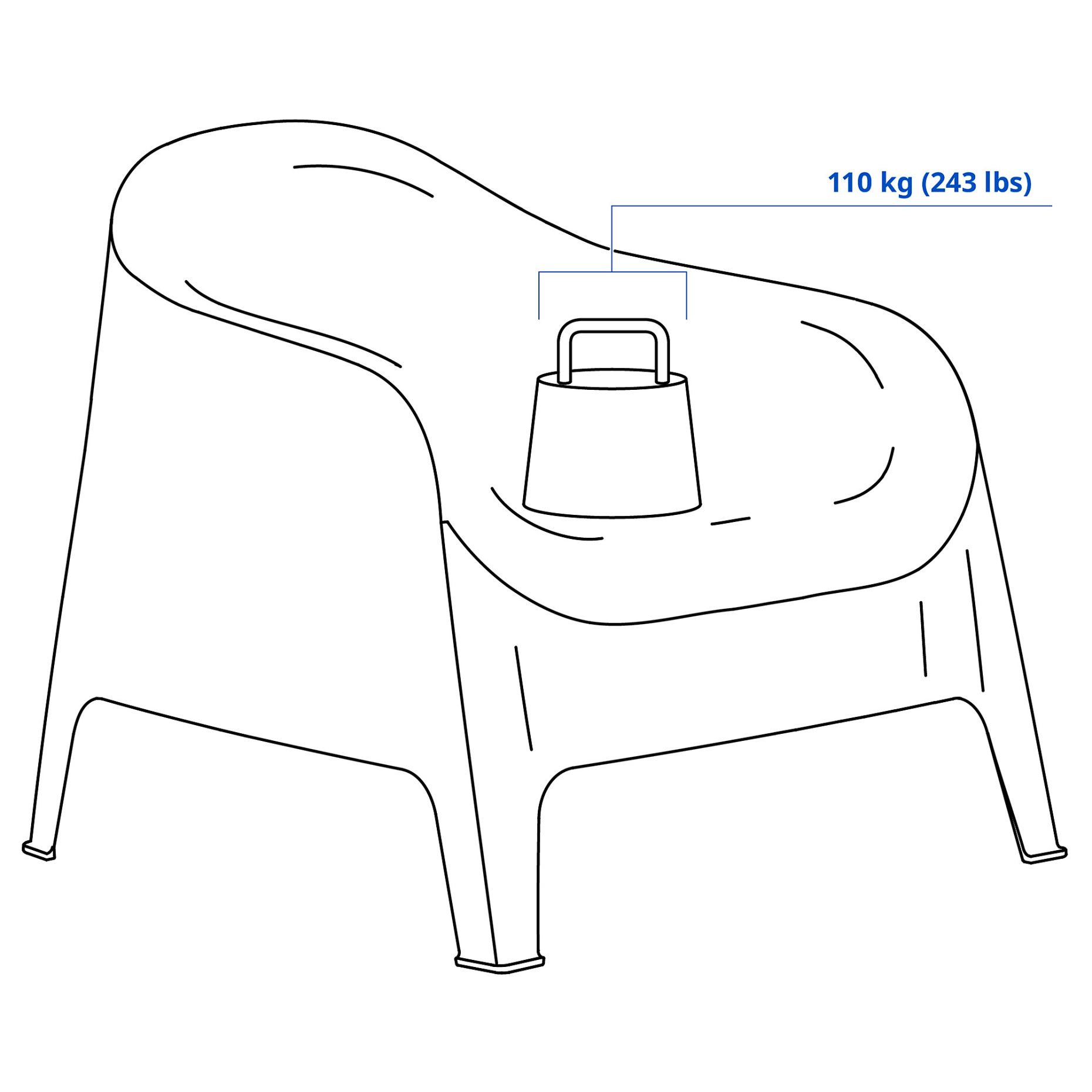 SKARPÖ, πολυθρόνα, εξωτερικού χώρου, 505.758.11