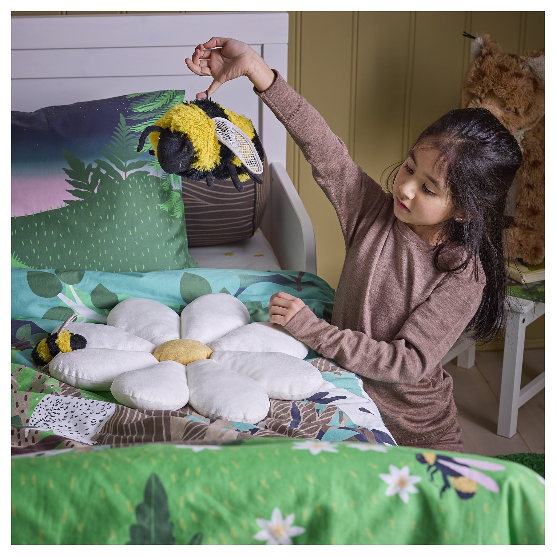 SKOGSDUVA, soft toy/mini-bumblebee, 8 cm, 505.769.24