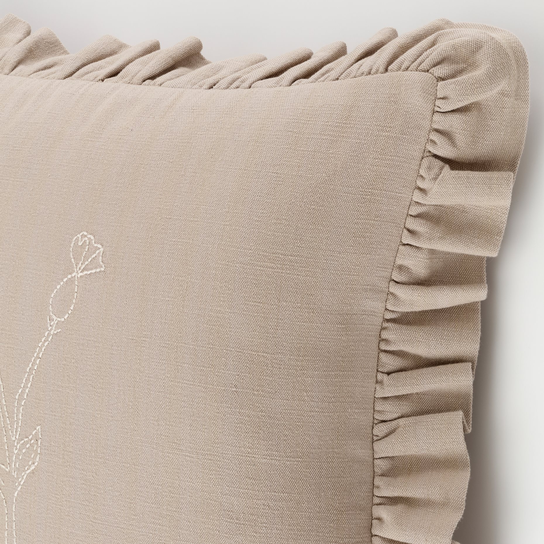 AKERNEJLIKA, cushion cover/embroidery, 50x50 cm, 505.772.02