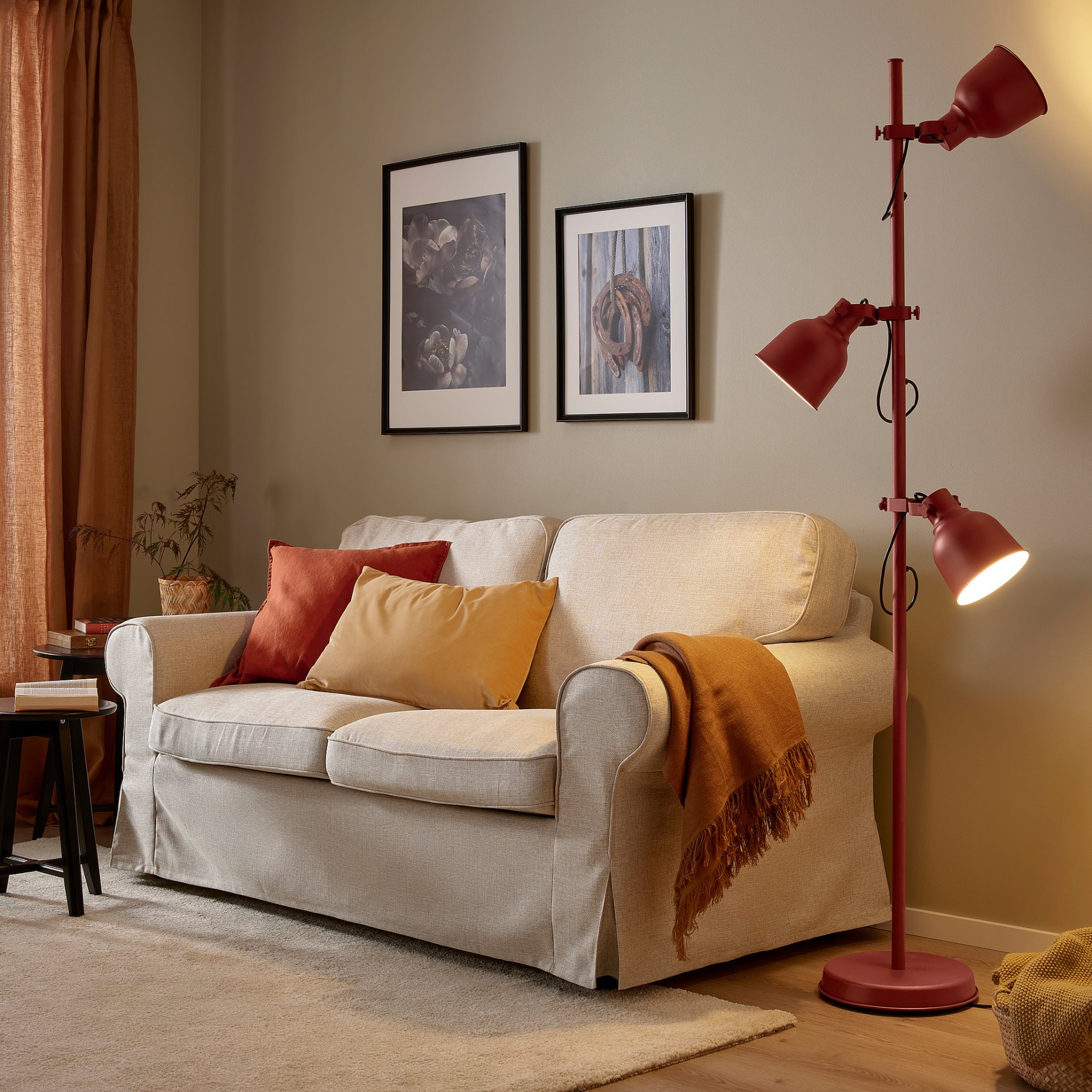 HEKTAR, floor lamp with 3-spot, 505.774.62