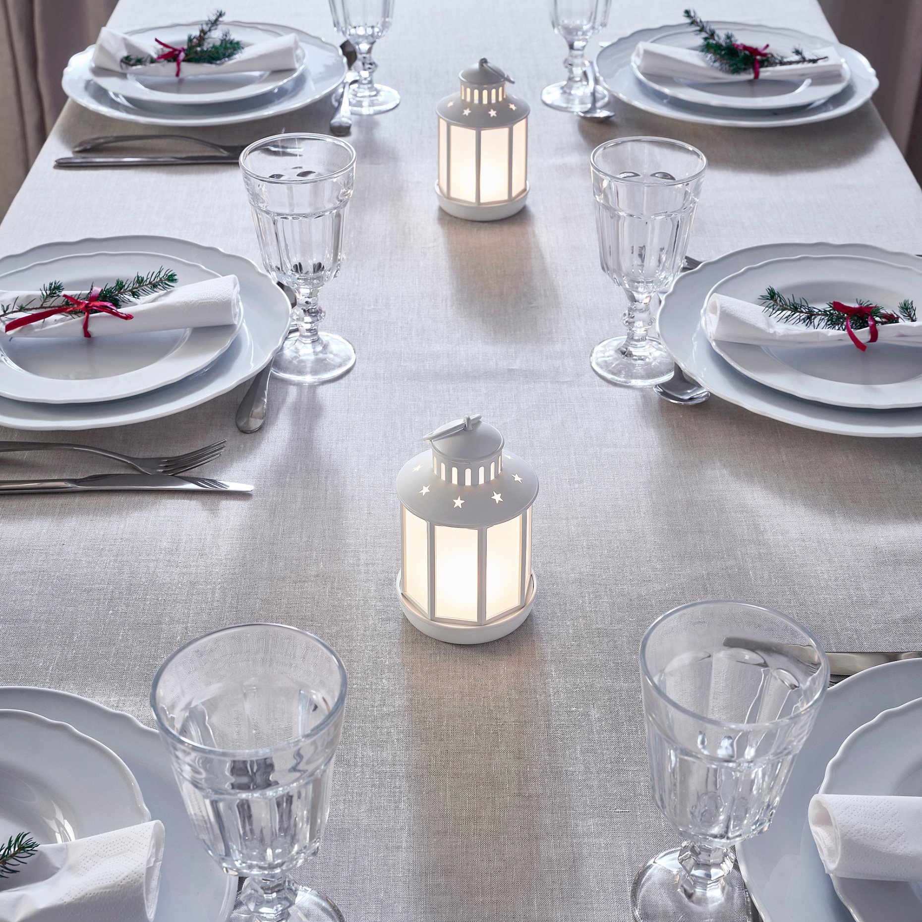 STRÅLA, φανάρι με ενσωματωμένο φωτισμό LED/λειτουργία με μπαταρία, 13 cm, 505.824.49