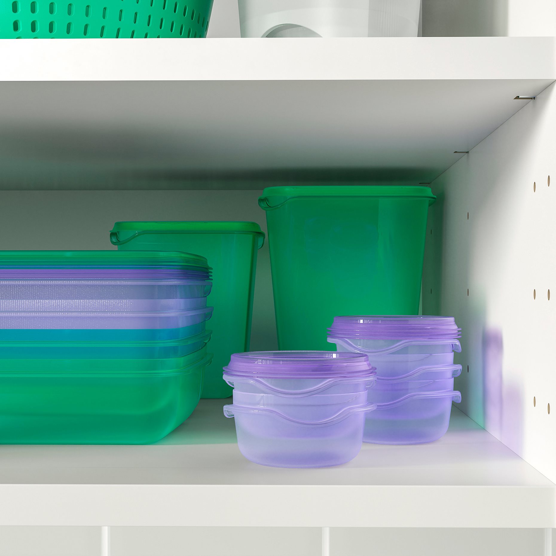 PRUTA, food container with lid/3 pack, 70 ml, 505.971.01