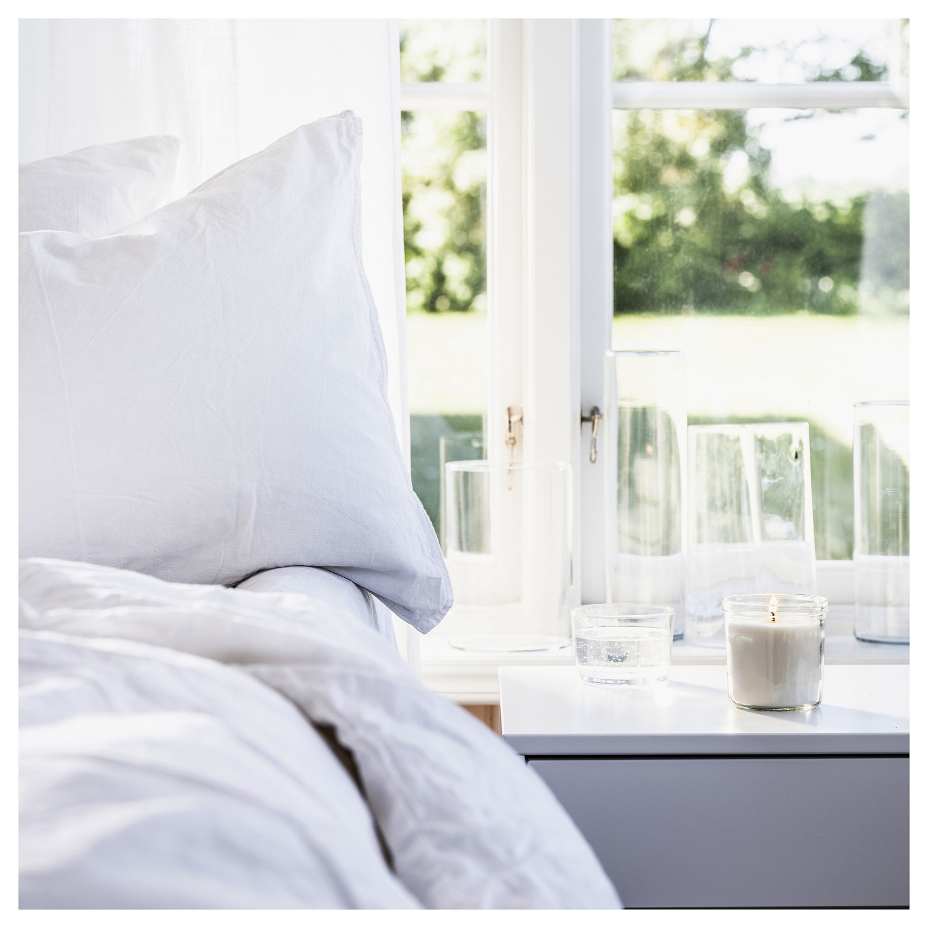 TRÅDCYPRESS, αρωματικό κερί σε ποτήρι/Φρεσκάδα, 40 ώρες, 505.981.05