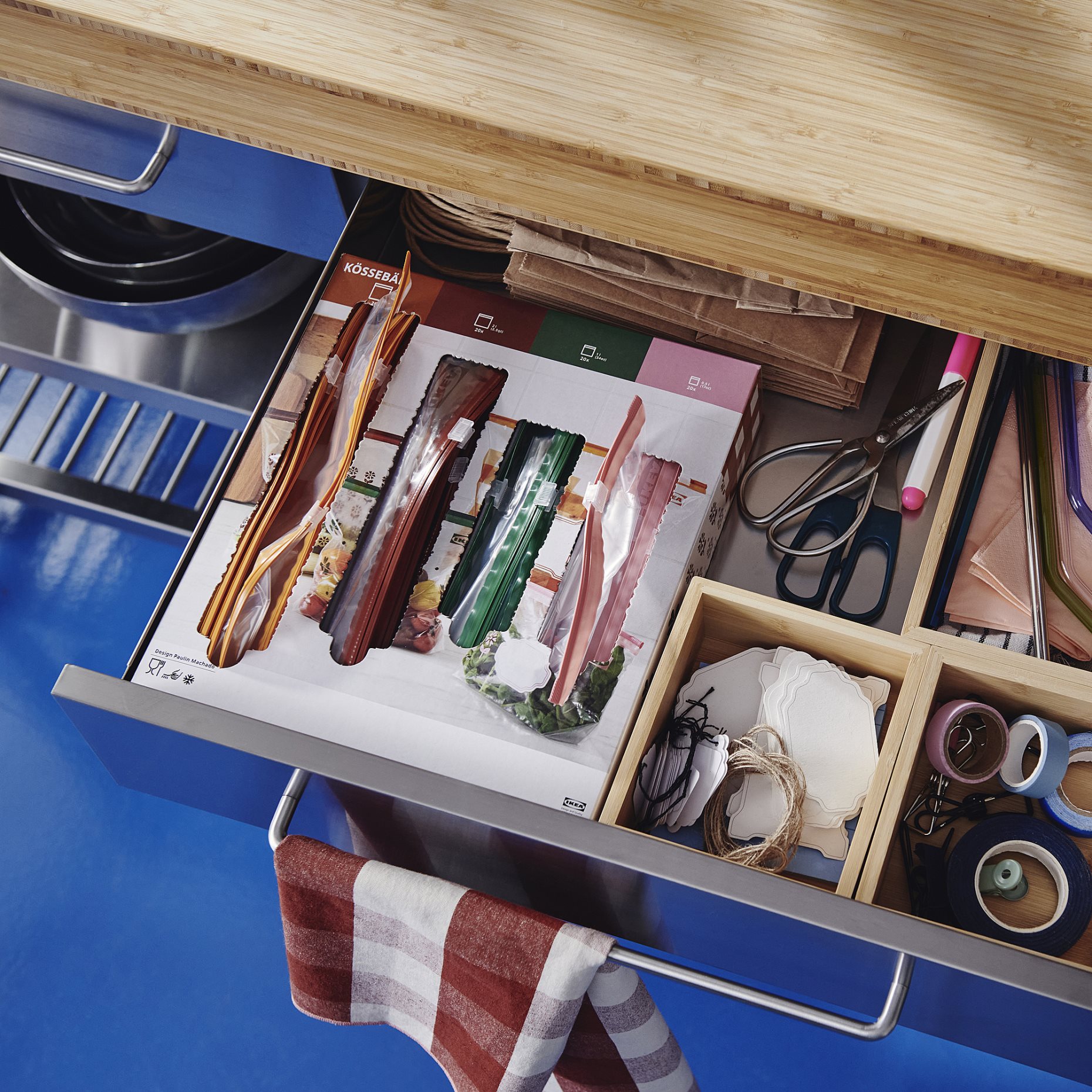 KÖSSEBÄR, επανασφραγιζόμενη σακούλα τροφίμων, 80 τεμ., 505.992.61