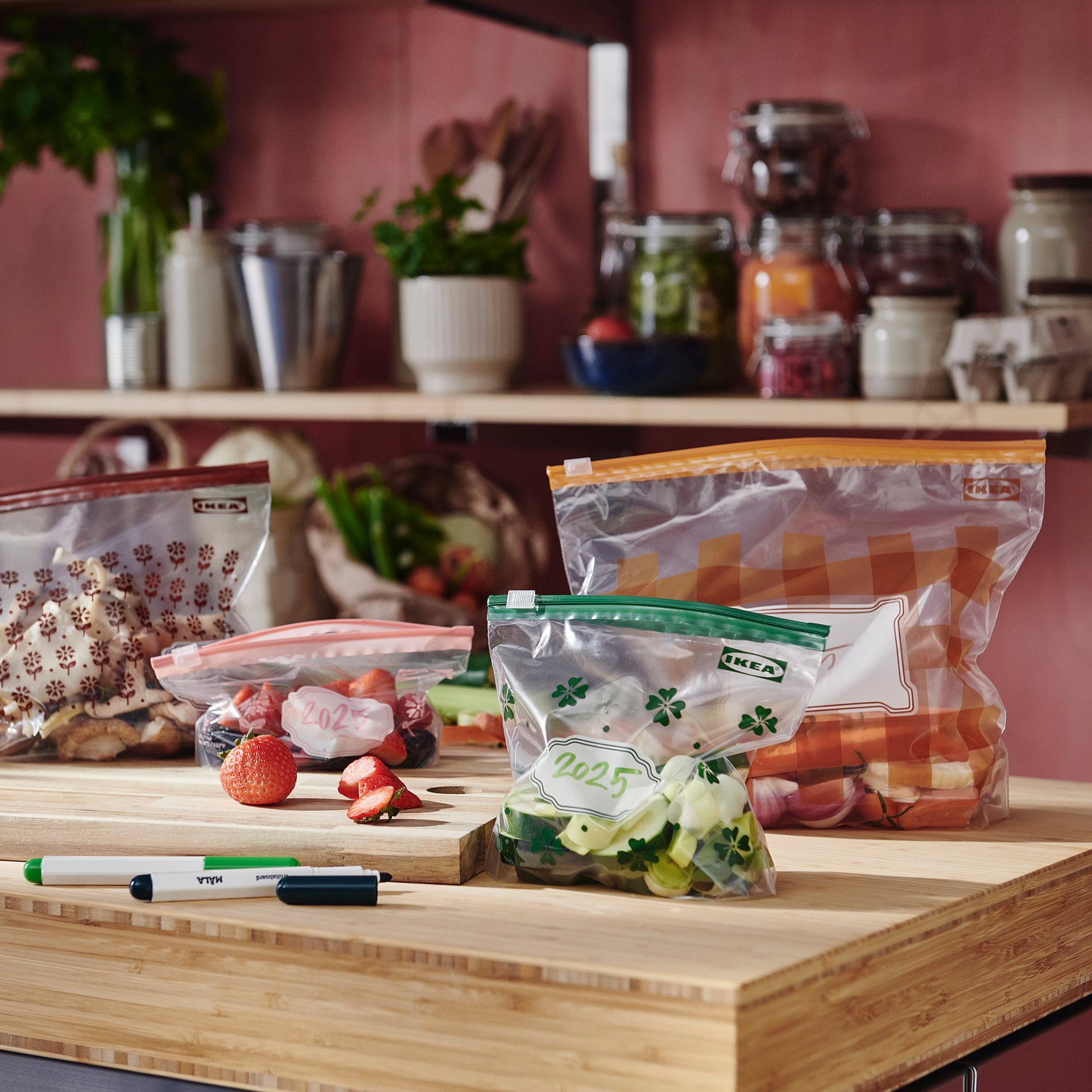 KÖSSEBÄR, επανασφραγιζόμενη σακούλα τροφίμων, 80 τεμ., 505.992.61