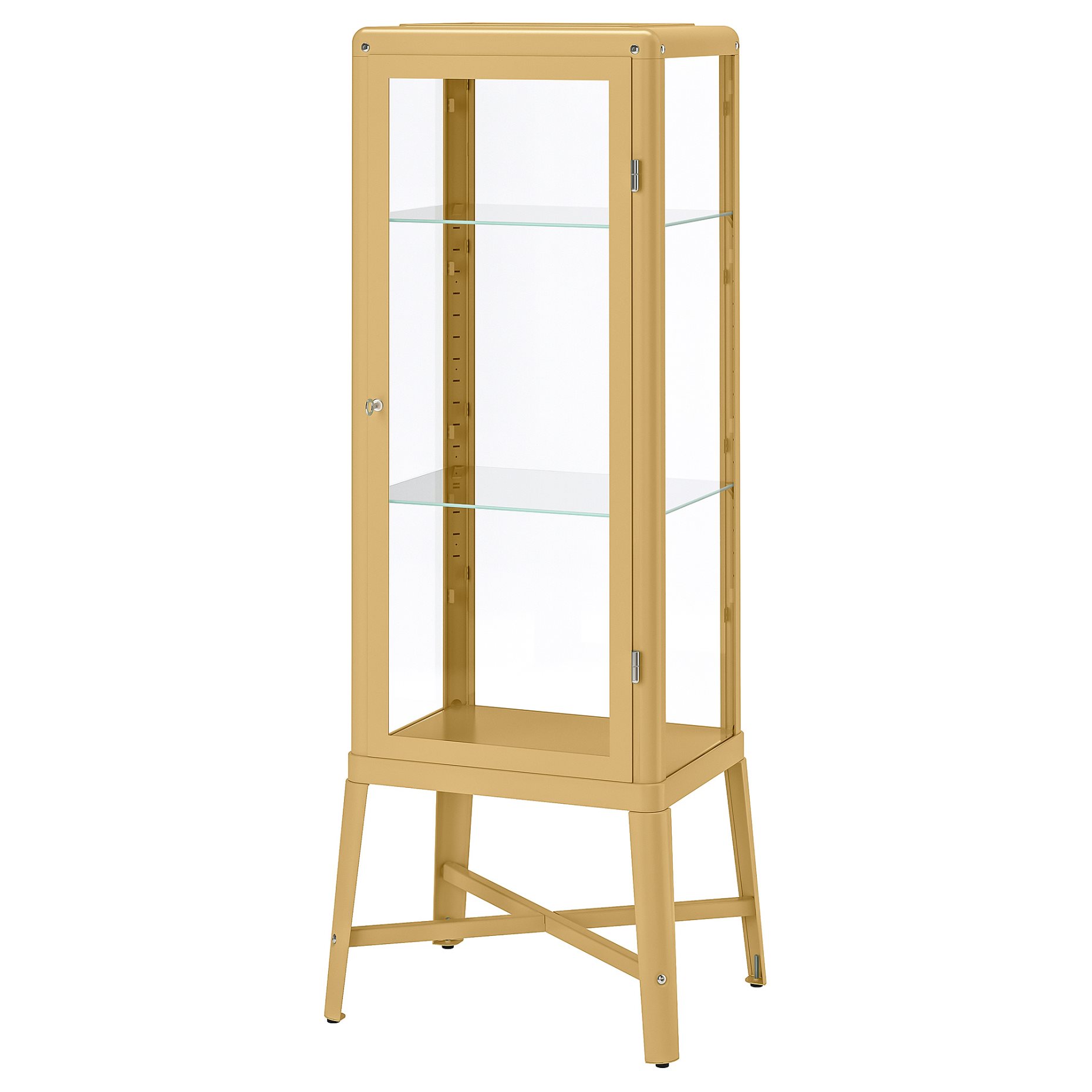 FABRIKÖR, glass-door cabinet, 57x150 cm, 506.014.24